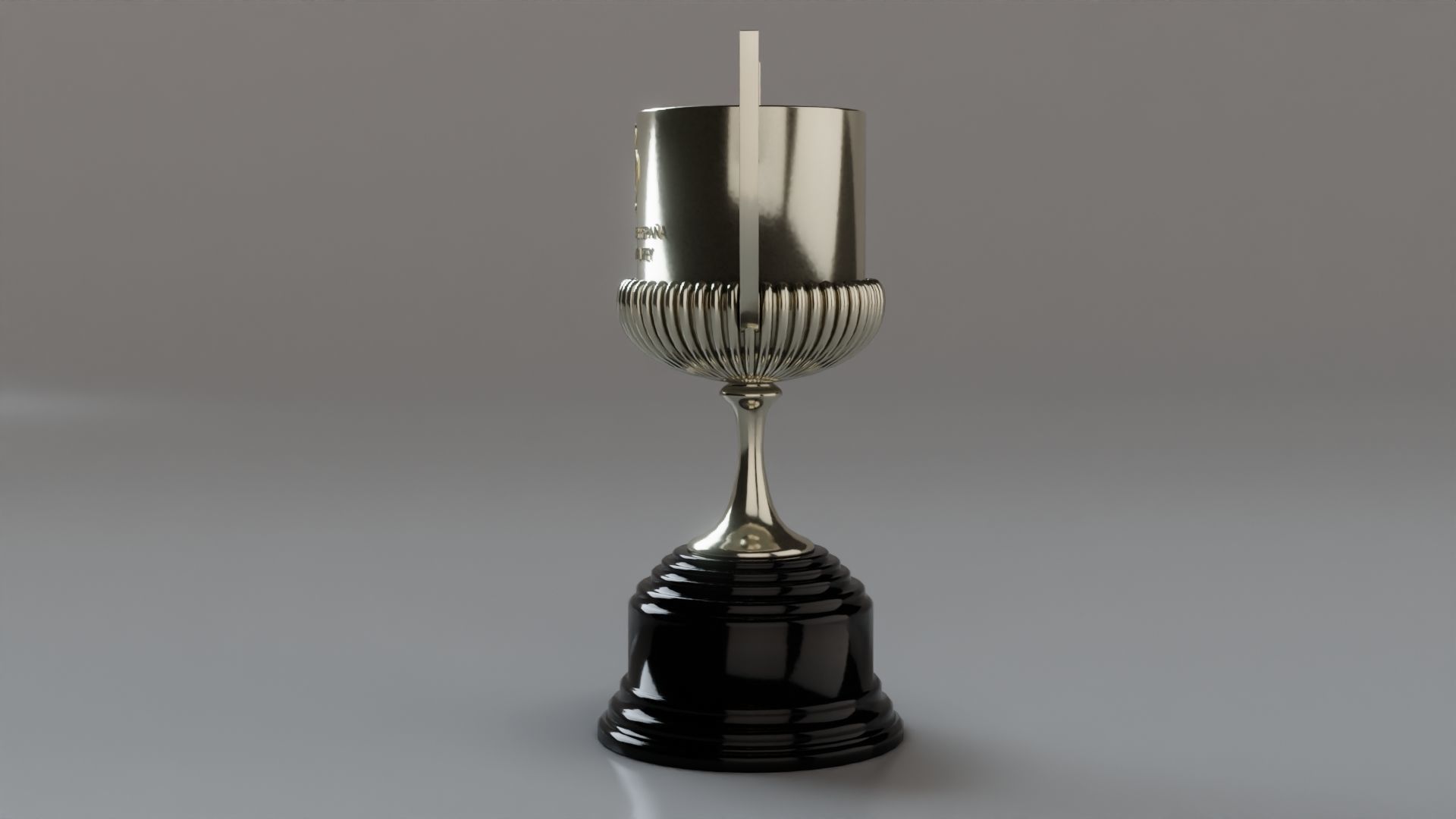 Copa Del Rey Espana Low-poly 3D model_5