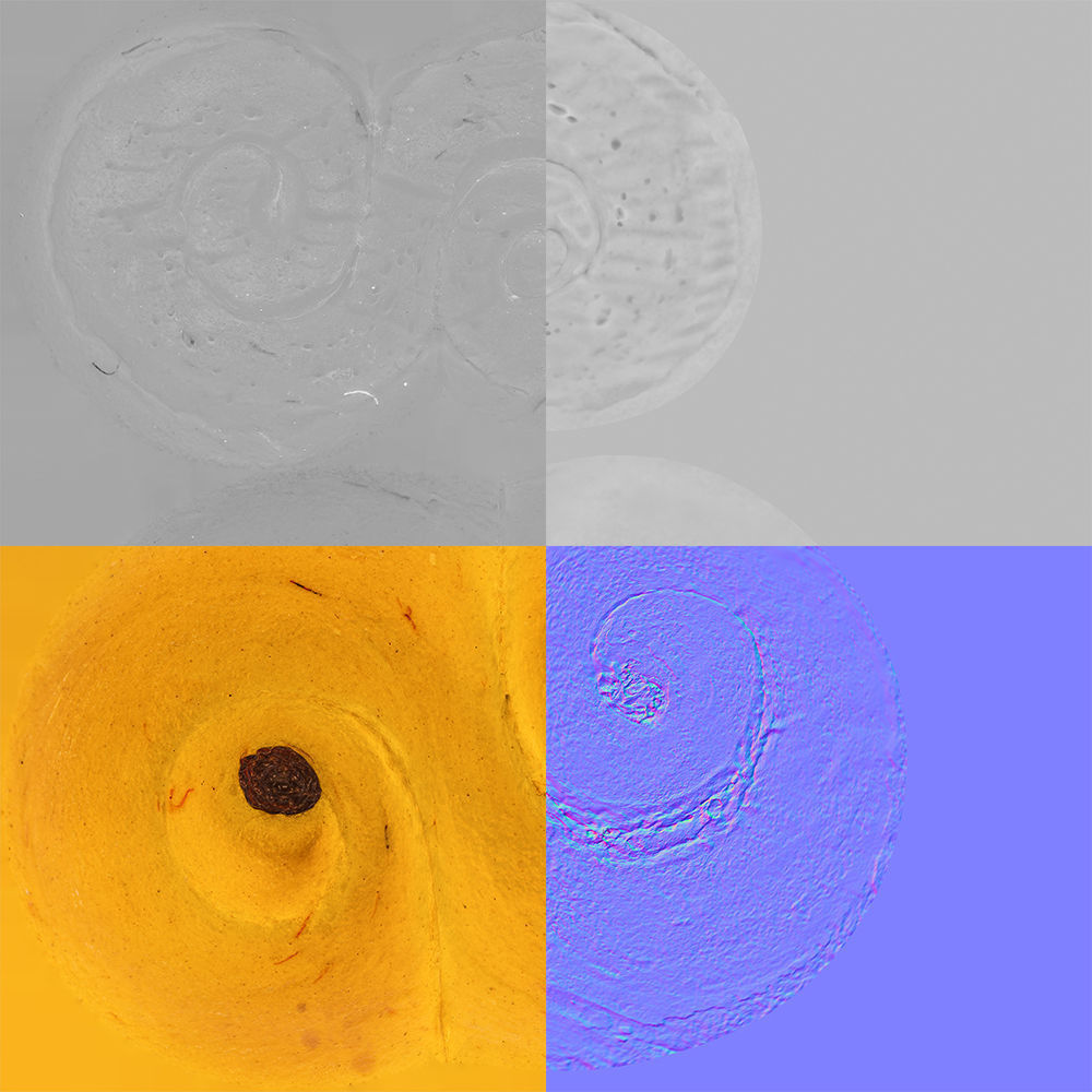 Saffron Bun 3D model_12