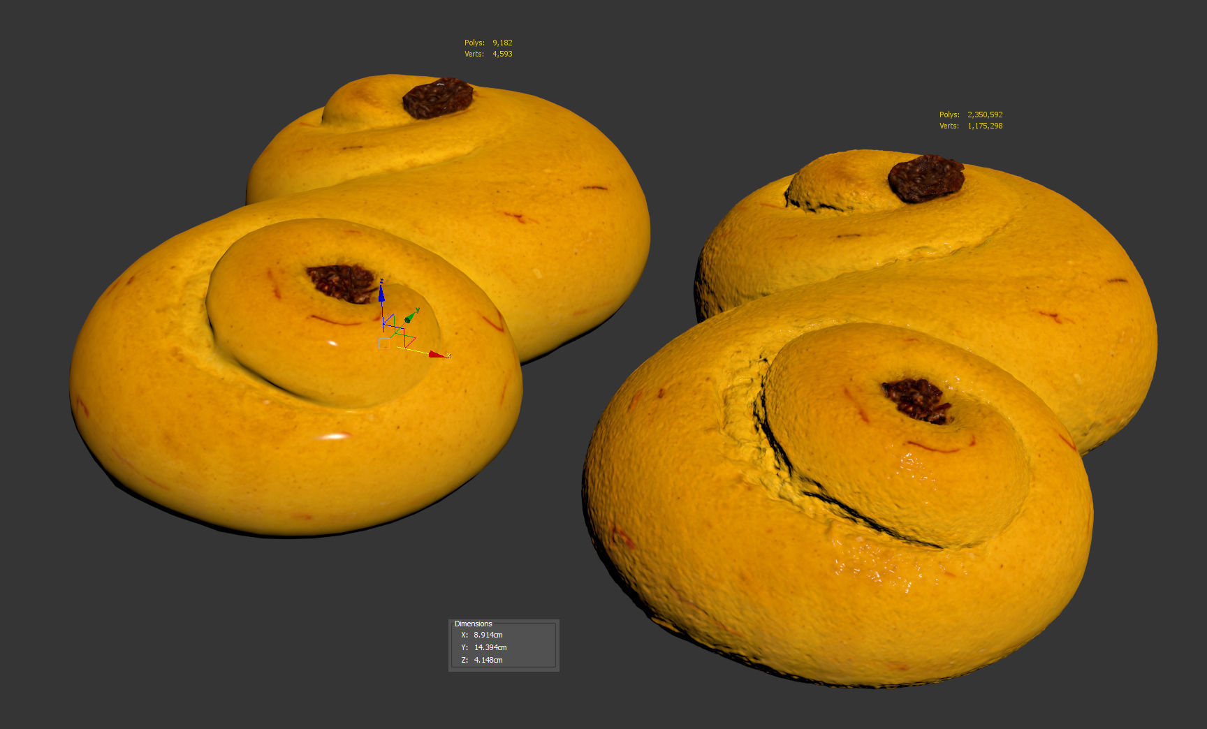 Saffron Bun 3D model_10