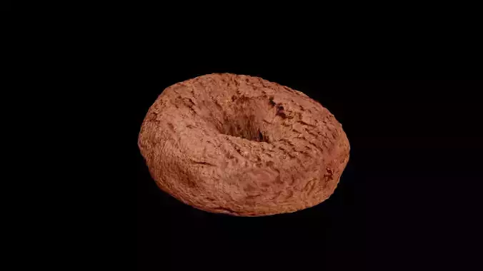 Biscuit 3D model donut