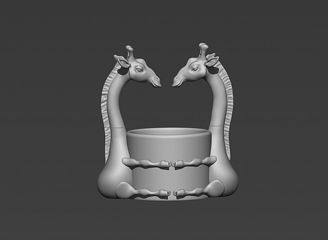 Girafas Vase 3D print model