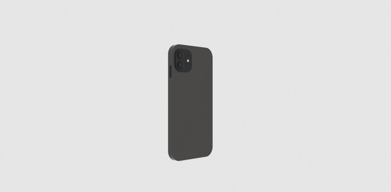 Iphone 12 Low-poly 3D model_1