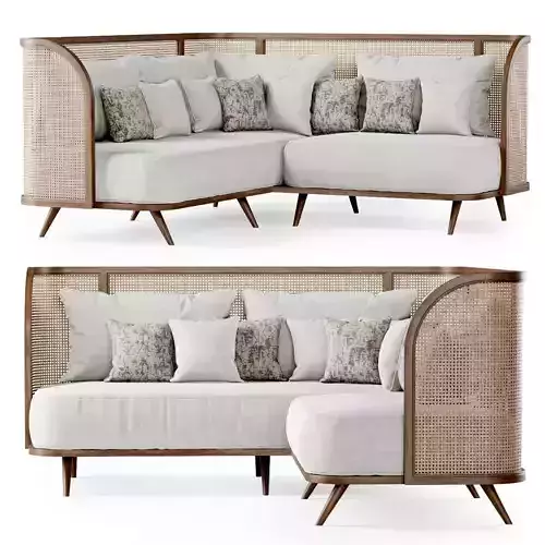 Corner garden sofa HLS 
