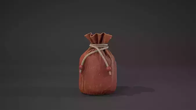 Bag Game-Ready wooden bottle with rope