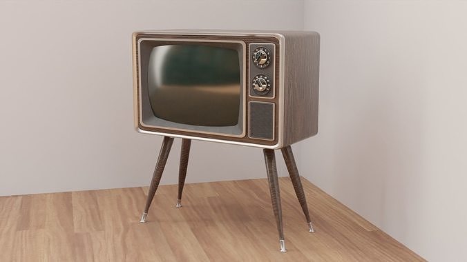 Television 70s 3D model