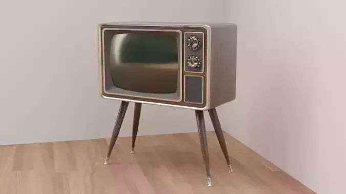Television 70s 3D model