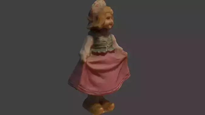 3D scanned doll