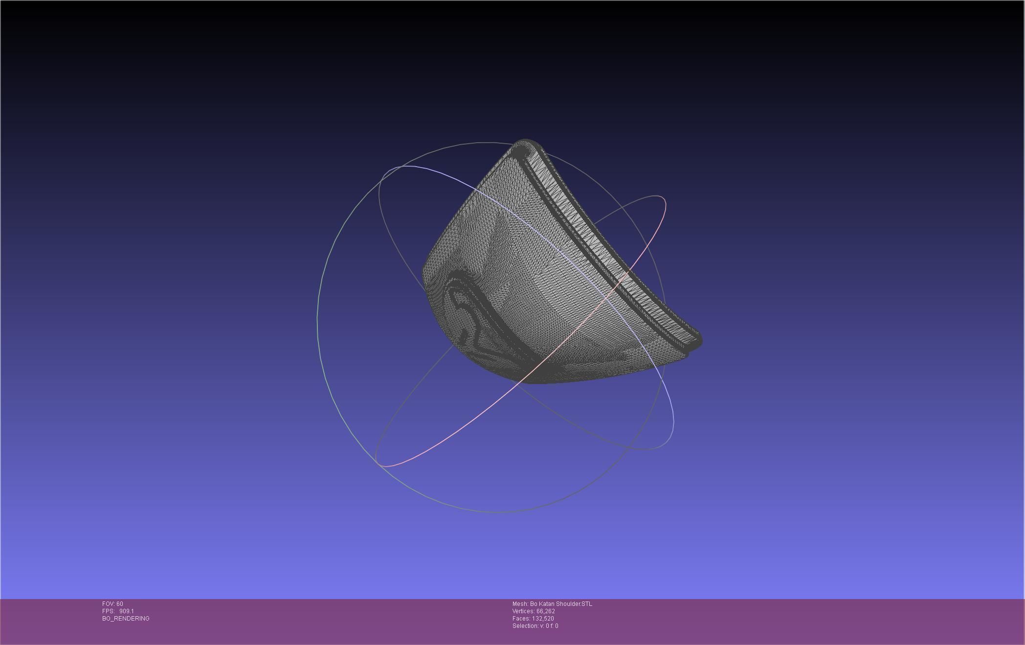 Star Wars The Mandalorian Bo-Katan Shoulder Piece 3D print model_50