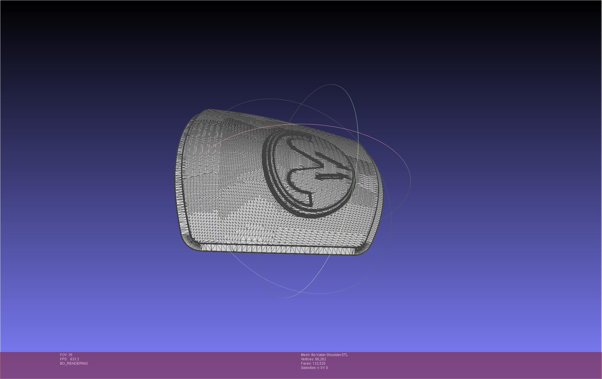 Star Wars The Mandalorian Bo-Katan Shoulder Piece 3D print model_76