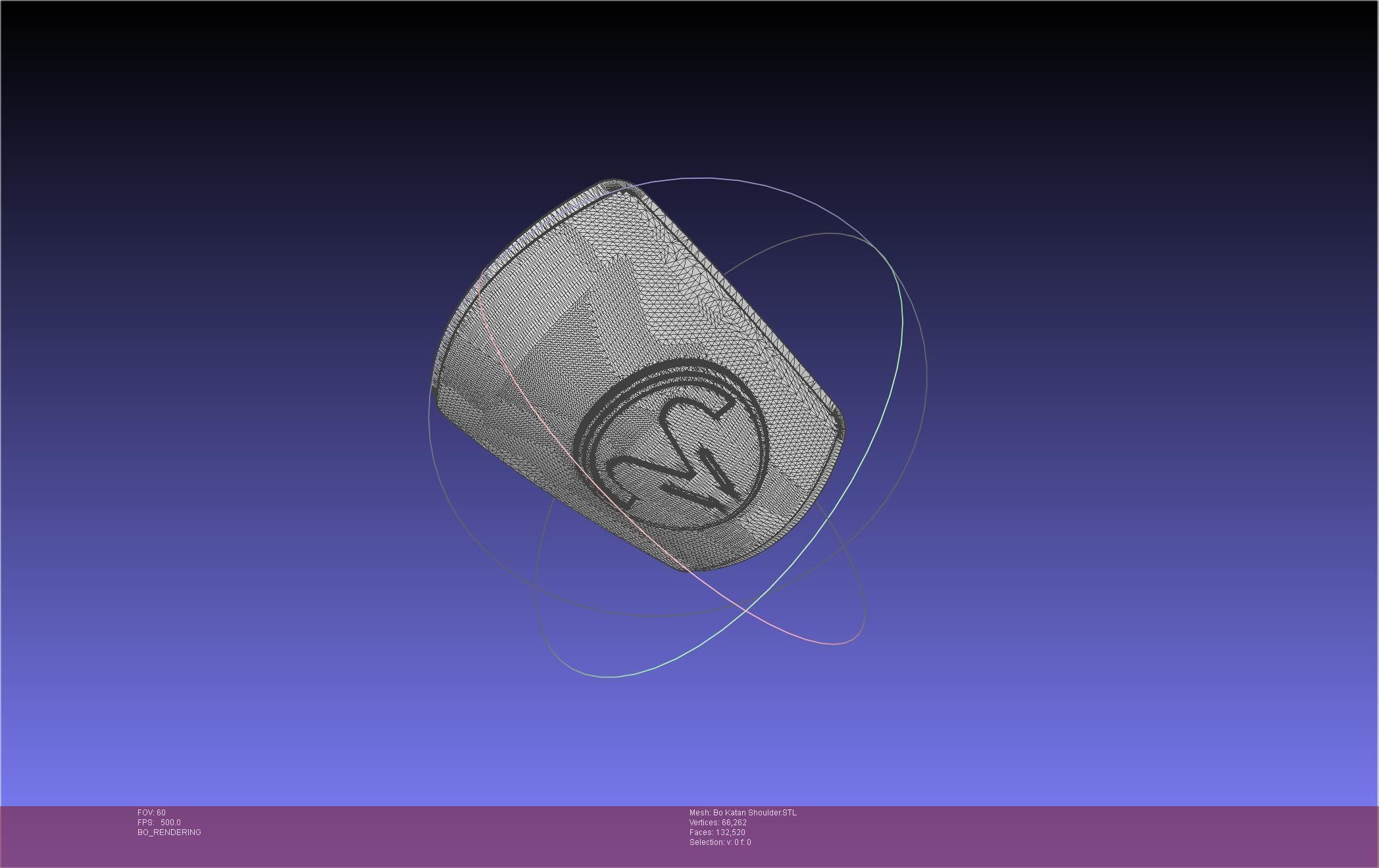 Star Wars The Mandalorian Bo-Katan Shoulder Piece 3D print model_1