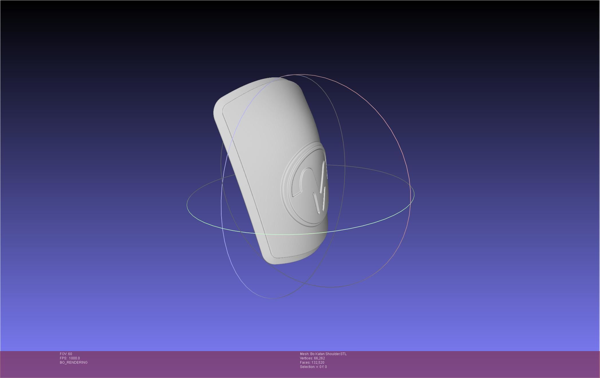 Star Wars The Mandalorian Bo-Katan Shoulder Piece 3D print model_33