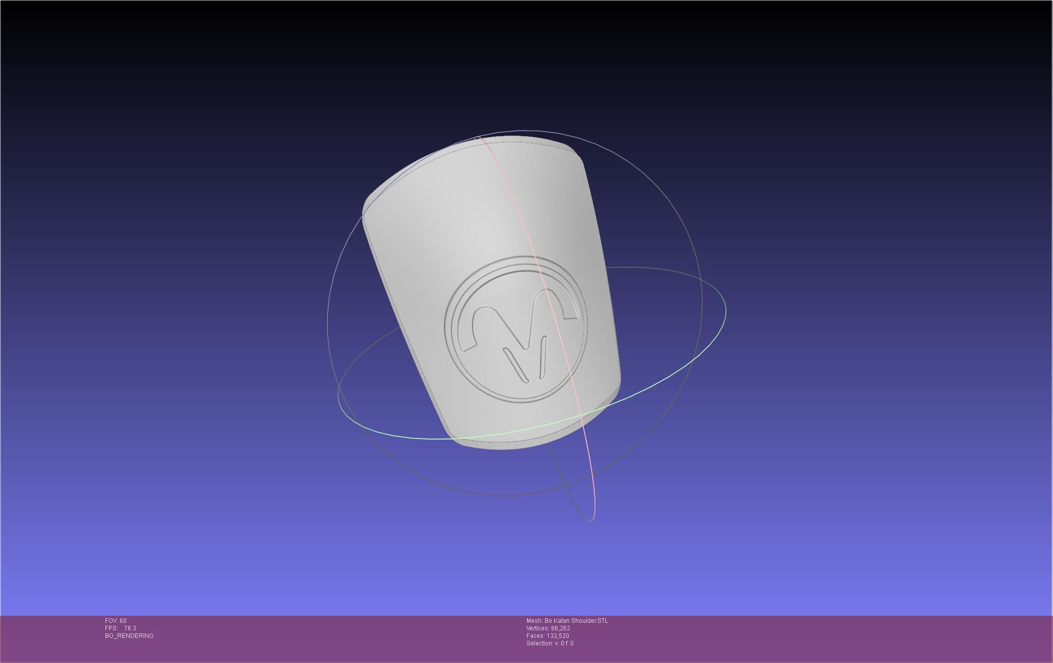 Star Wars The Mandalorian Bo-Katan Shoulder Piece 3D print model_8