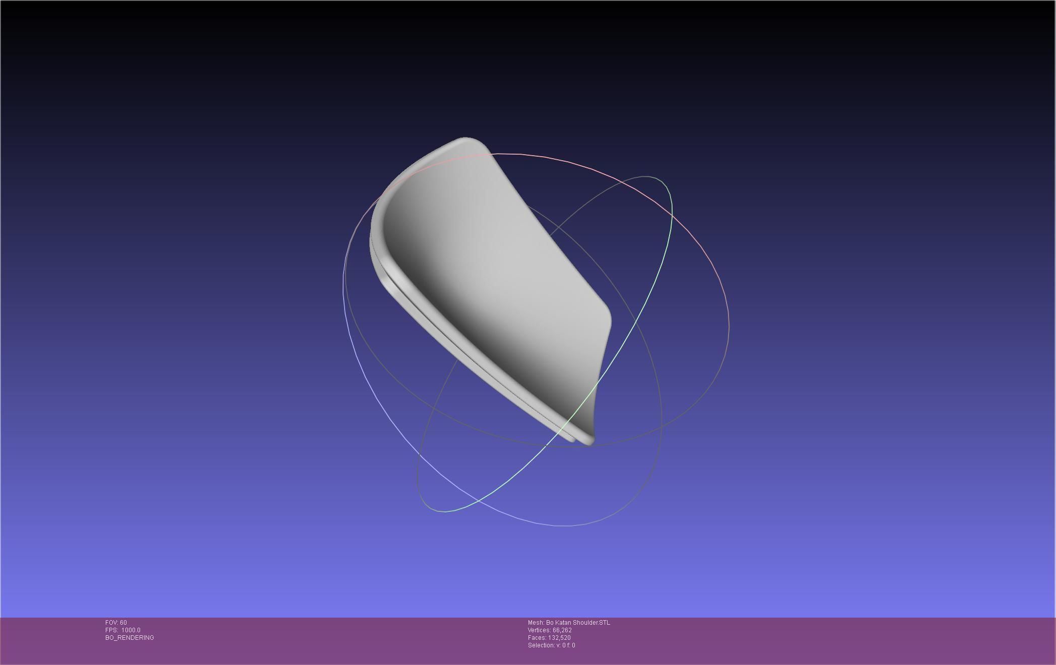 Star Wars The Mandalorian Bo-Katan Shoulder Piece 3D print model_29