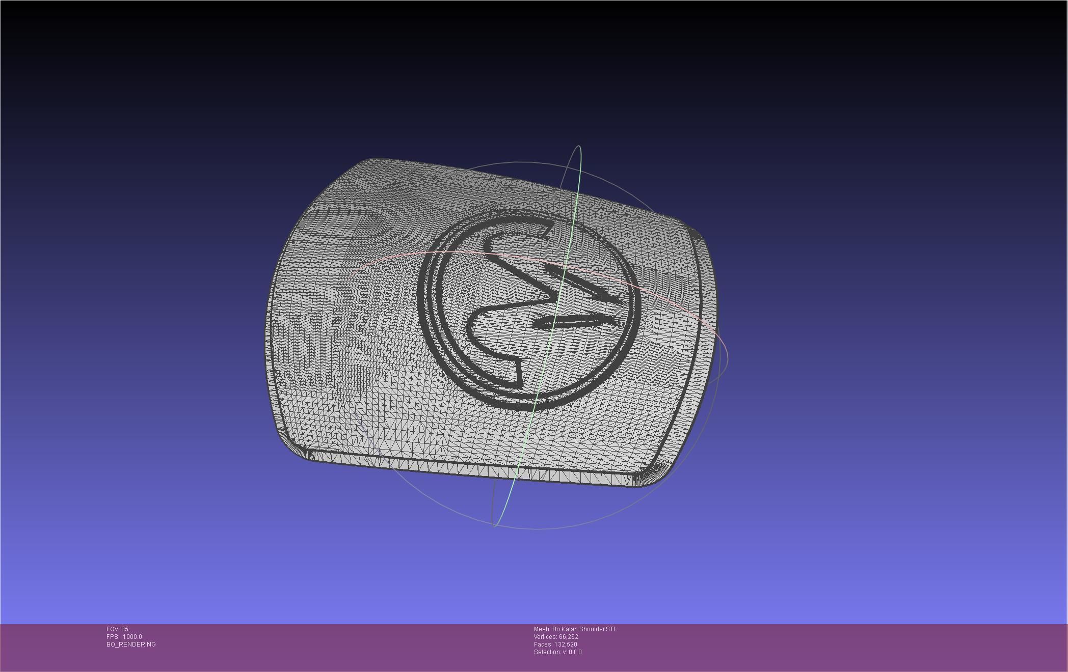 Star Wars The Mandalorian Bo-Katan Shoulder Piece 3D print model_68