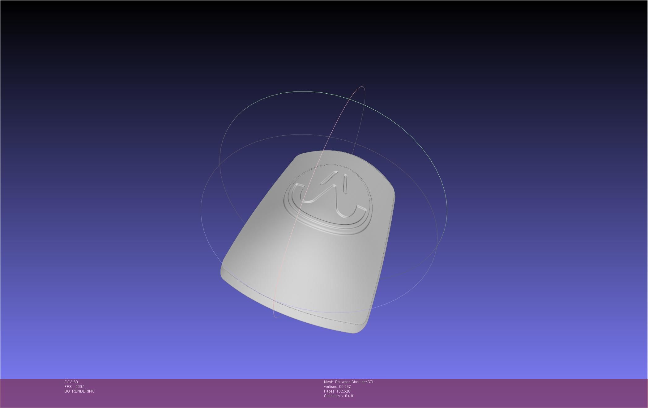 Star Wars The Mandalorian Bo-Katan Shoulder Piece 3D print model_26