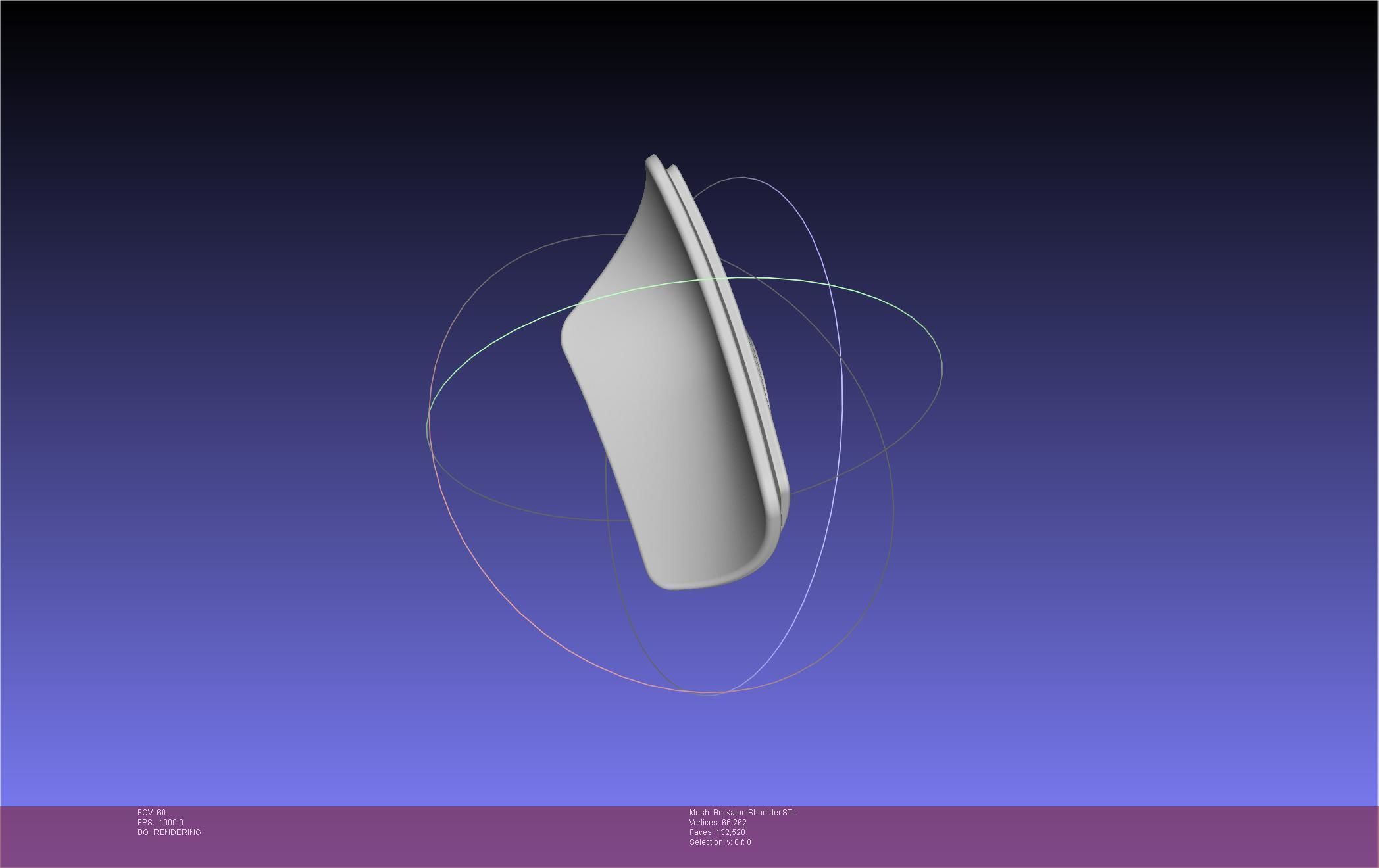 Star Wars The Mandalorian Bo-Katan Shoulder Piece 3D print model_34