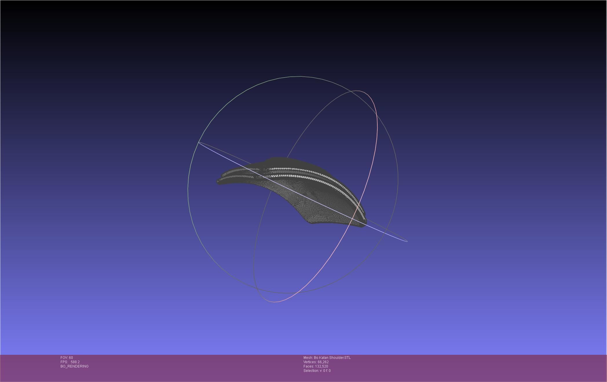 Star Wars The Mandalorian Bo-Katan Shoulder Piece 3D print model_46