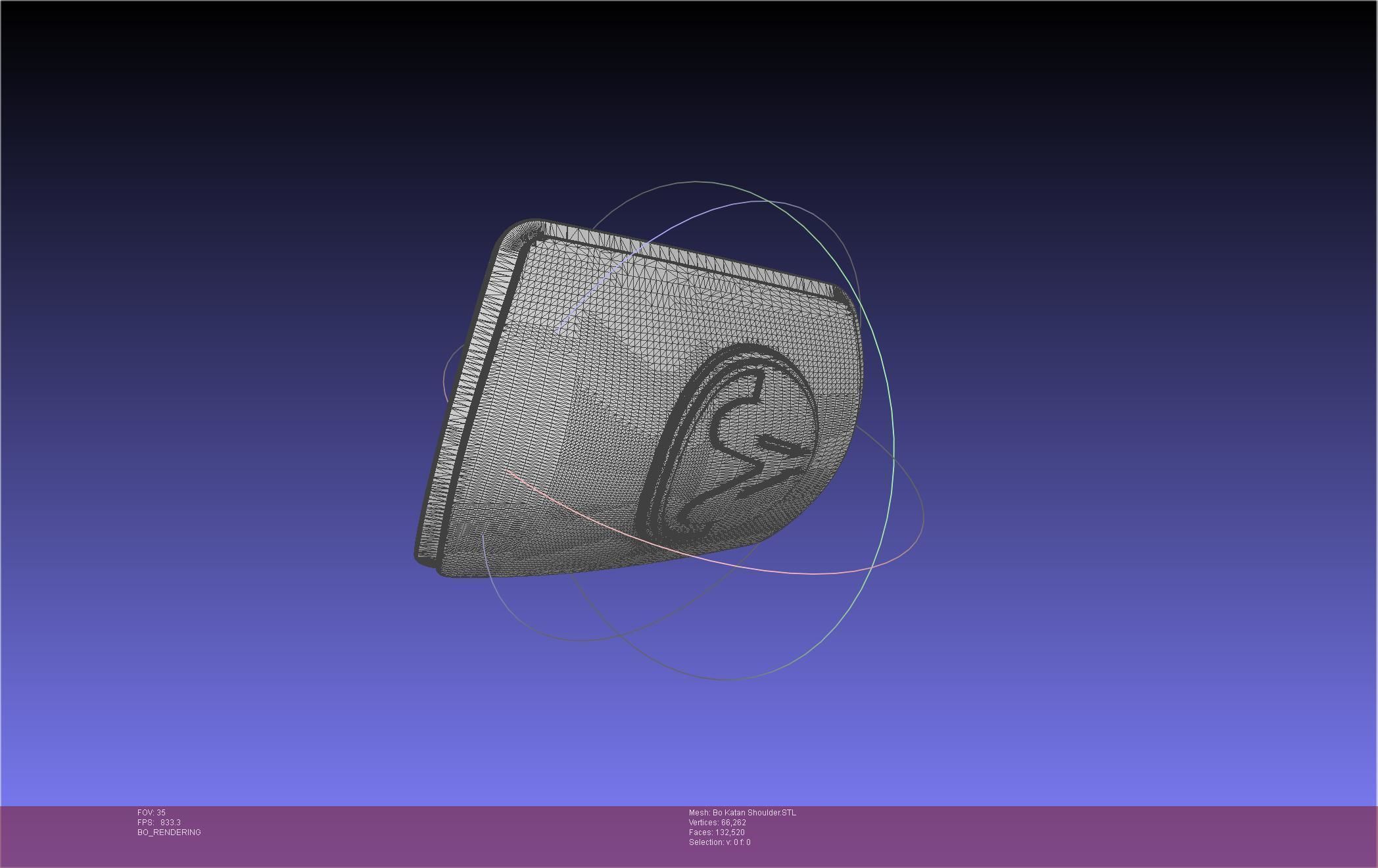 Star Wars The Mandalorian Bo-Katan Shoulder Piece 3D print model_71