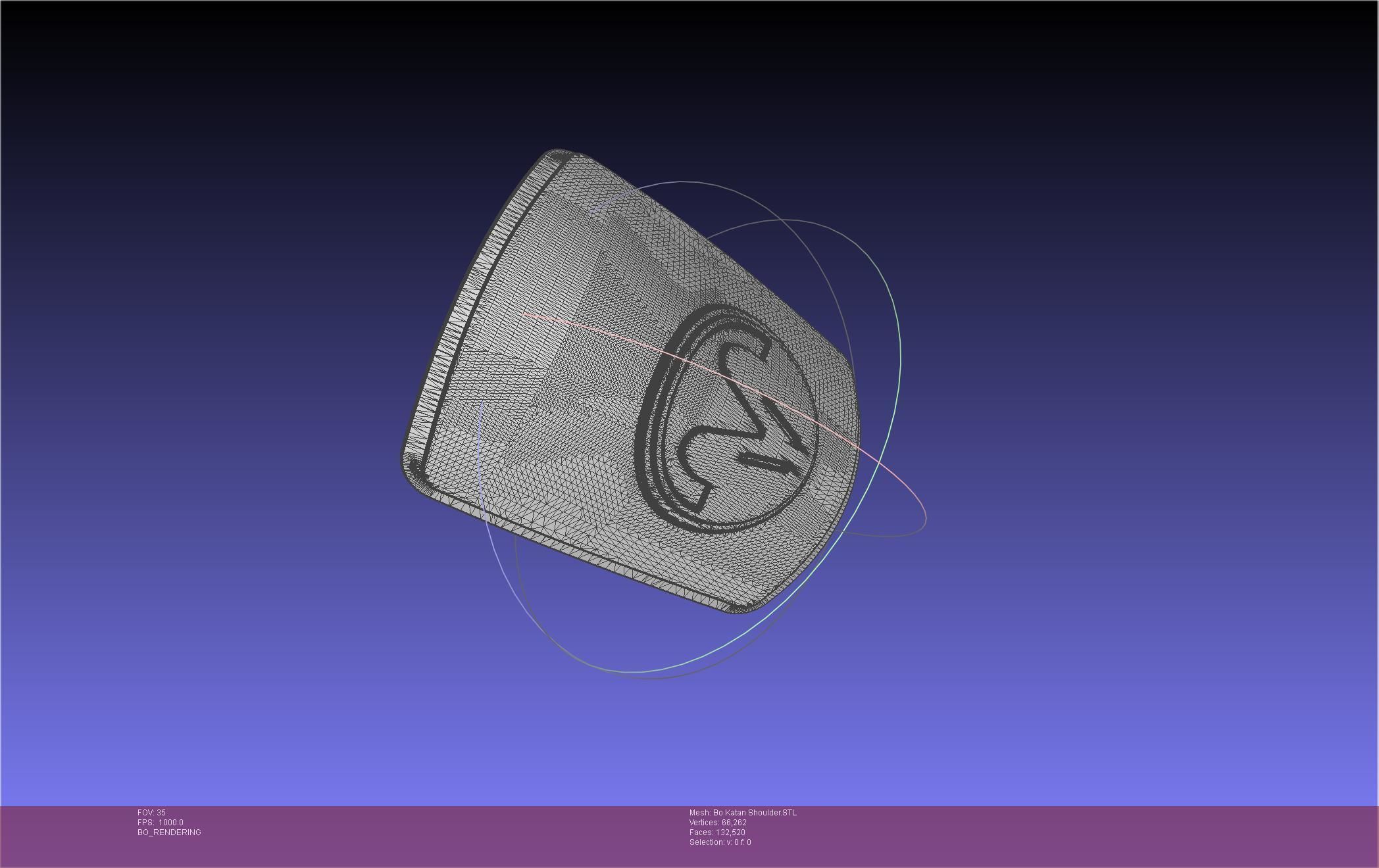 Star Wars The Mandalorian Bo-Katan Shoulder Piece 3D print model_82