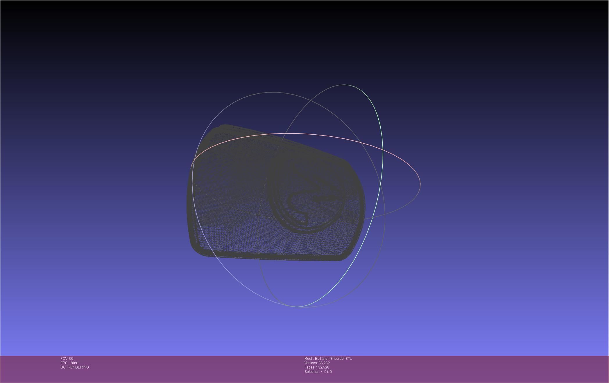 Star Wars The Mandalorian Bo-Katan Shoulder Piece 3D print model_60