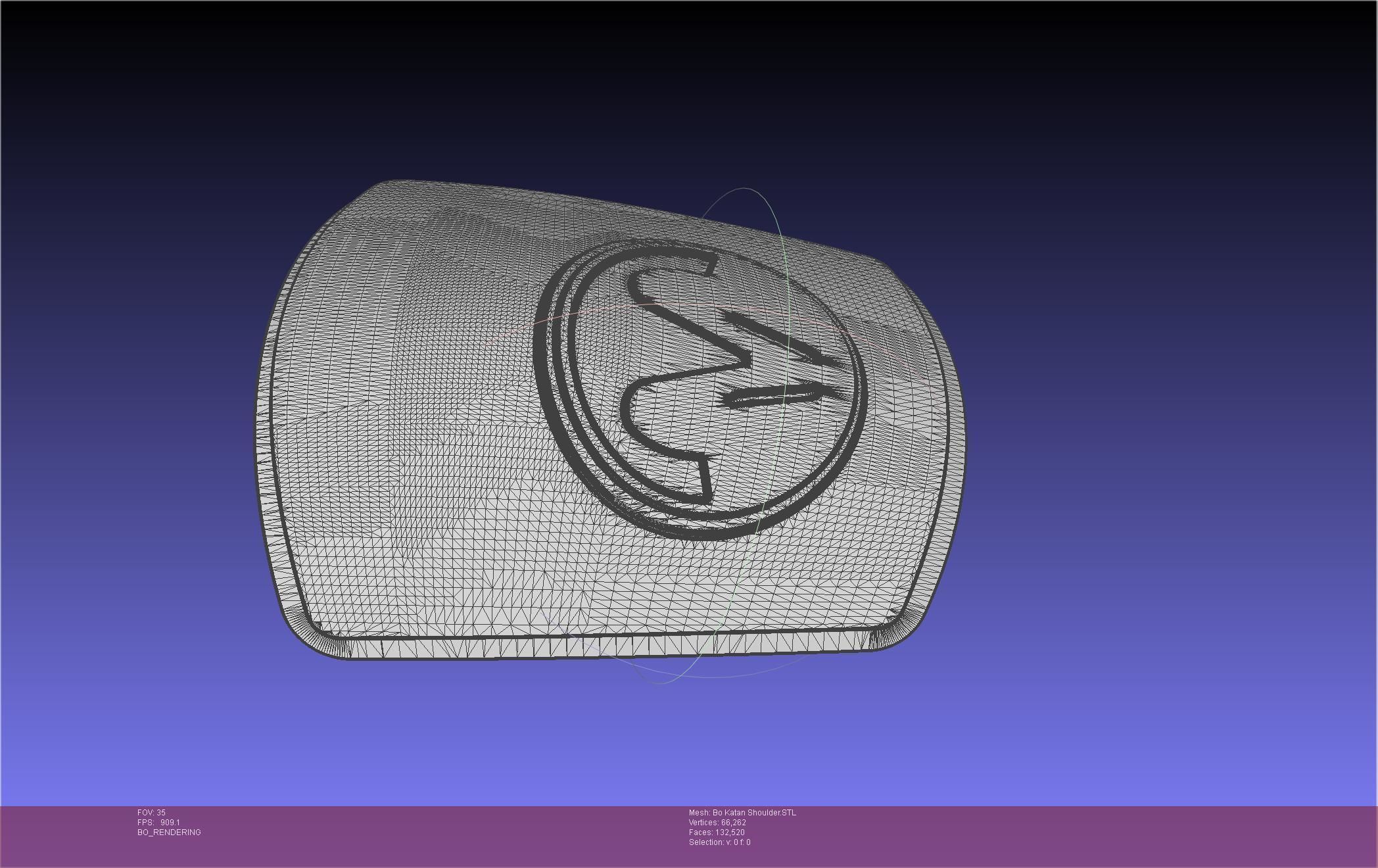 Star Wars The Mandalorian Bo-Katan Shoulder Piece 3D print model_66