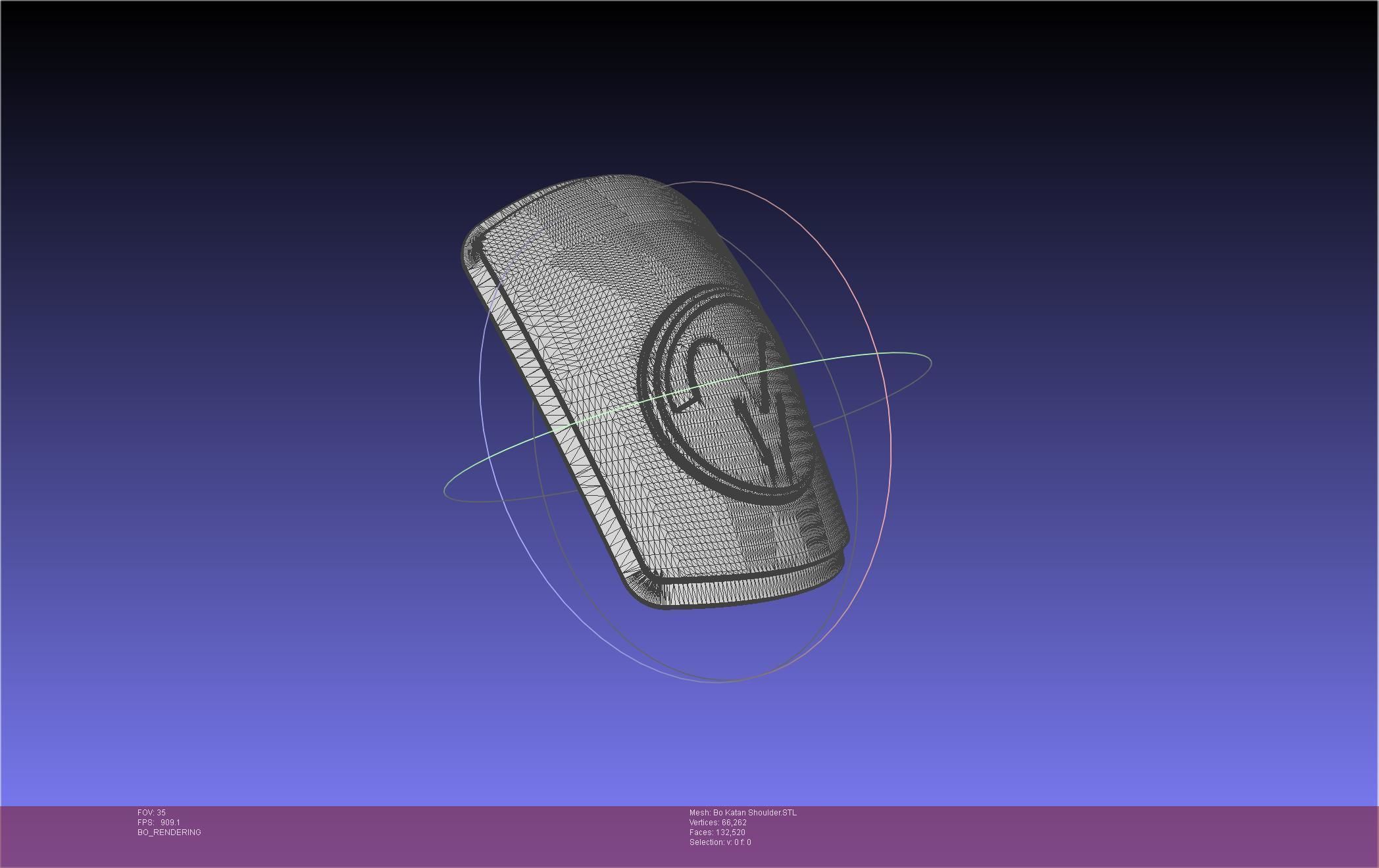 Star Wars The Mandalorian Bo-Katan Shoulder Piece 3D print model_81