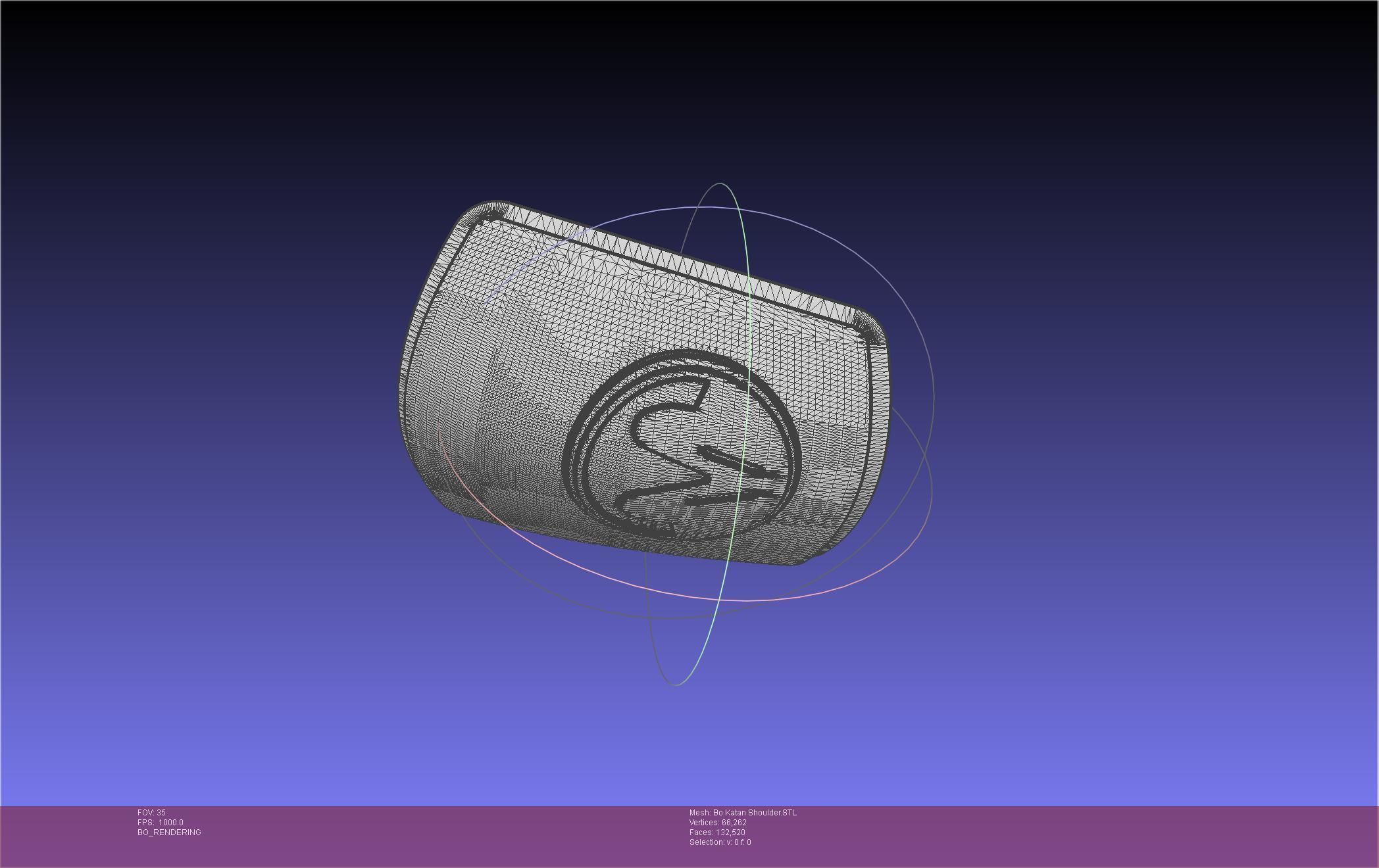 Star Wars The Mandalorian Bo-Katan Shoulder Piece 3D print model_70