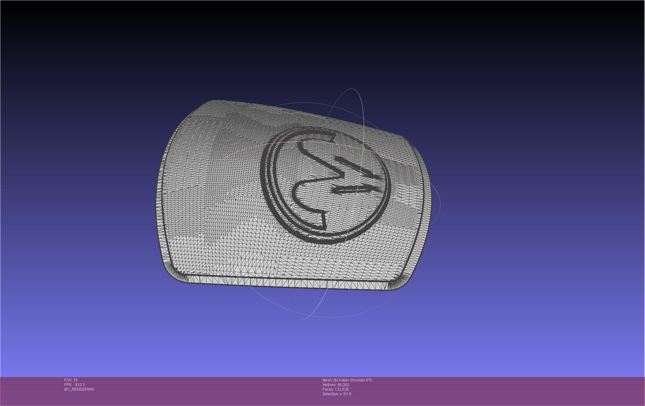 Star Wars The Mandalorian Bo-Katan Shoulder Piece 3D print model_67