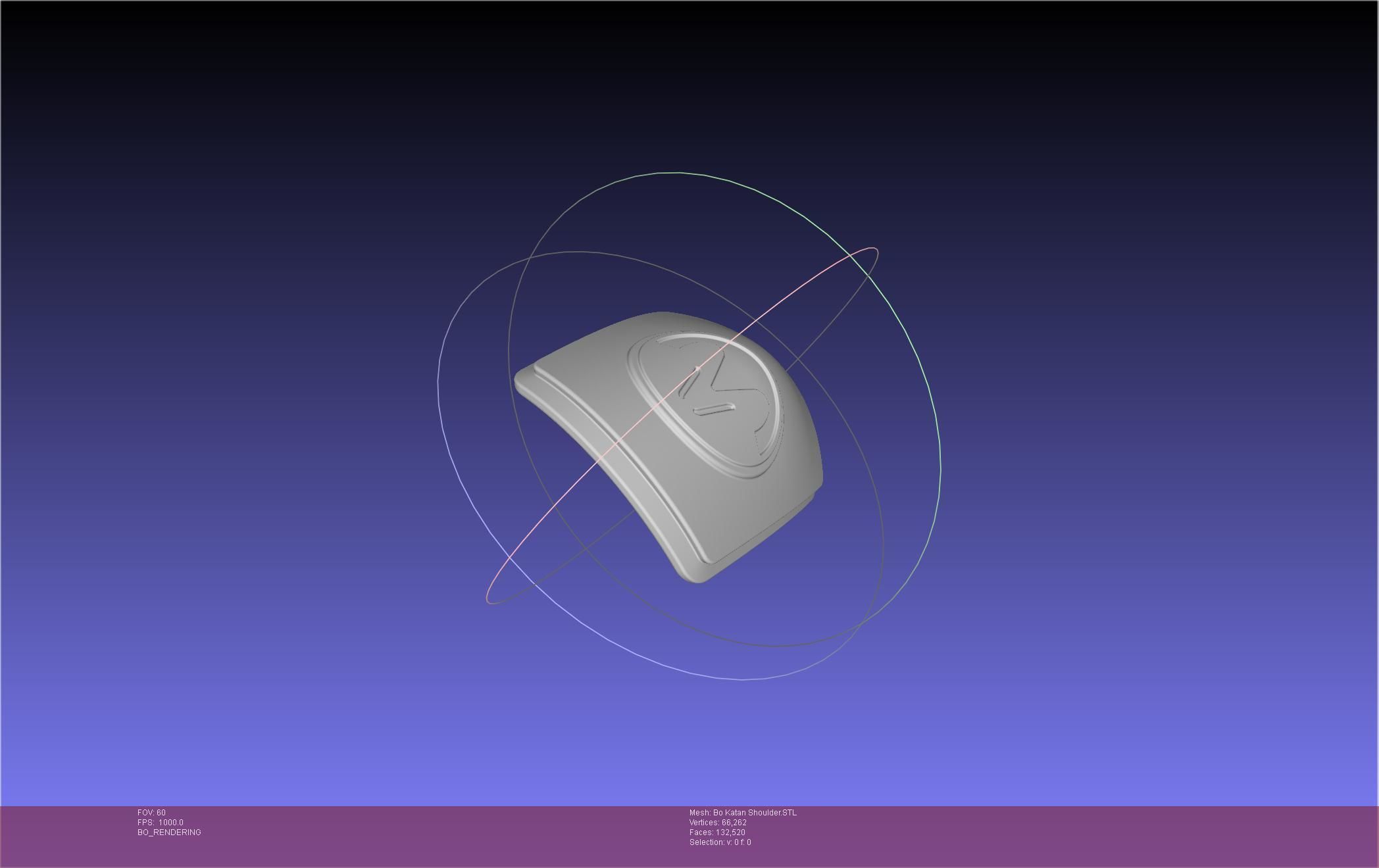 Star Wars The Mandalorian Bo-Katan Shoulder Piece 3D print model_36