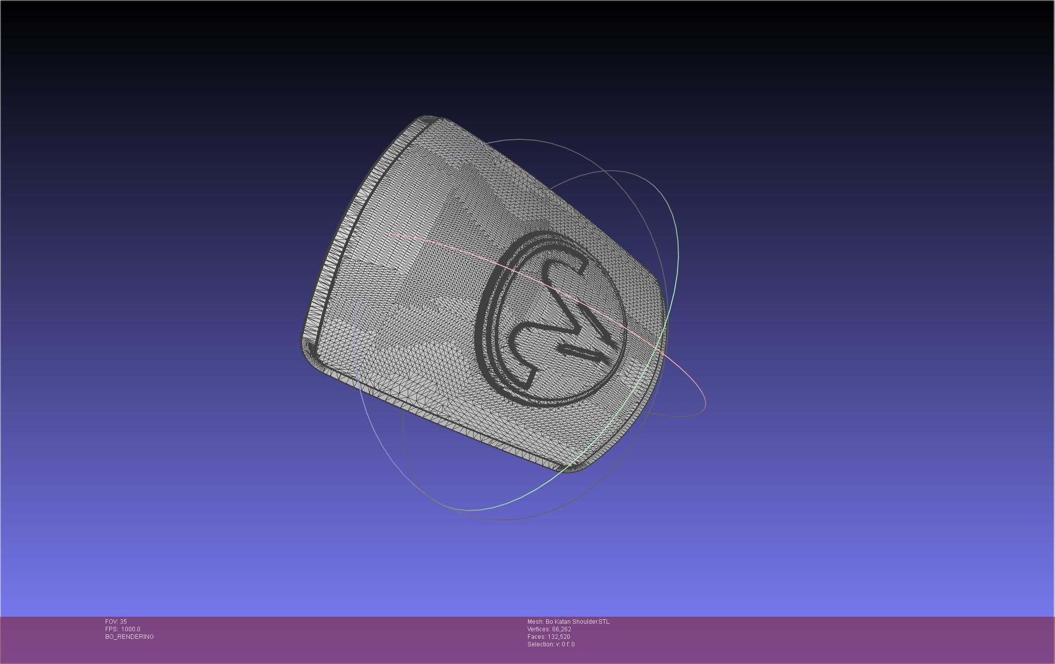 Star Wars The Mandalorian Bo-Katan Shoulder Piece 3D print model_83