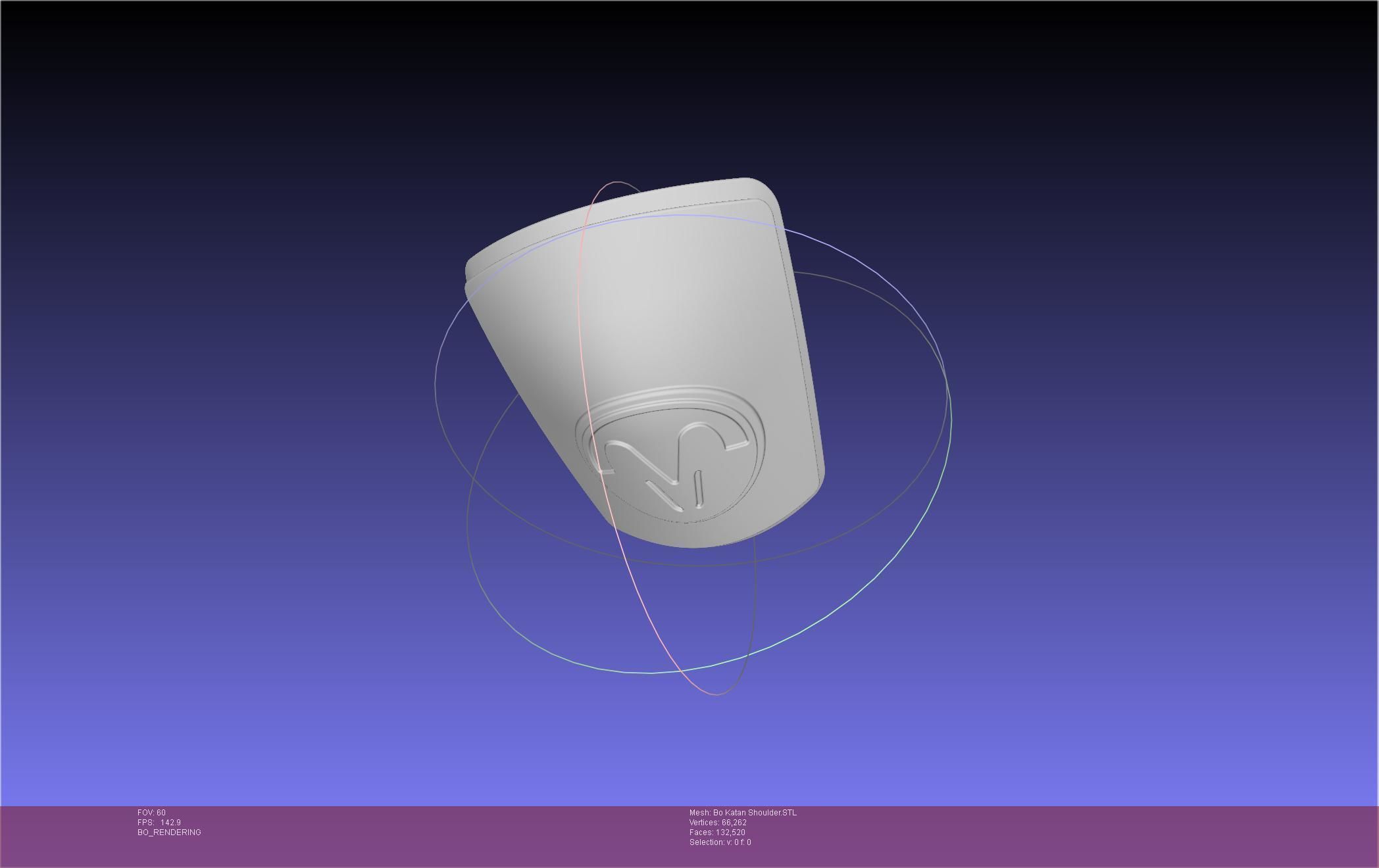 Star Wars The Mandalorian Bo-Katan Shoulder Piece 3D print model_10