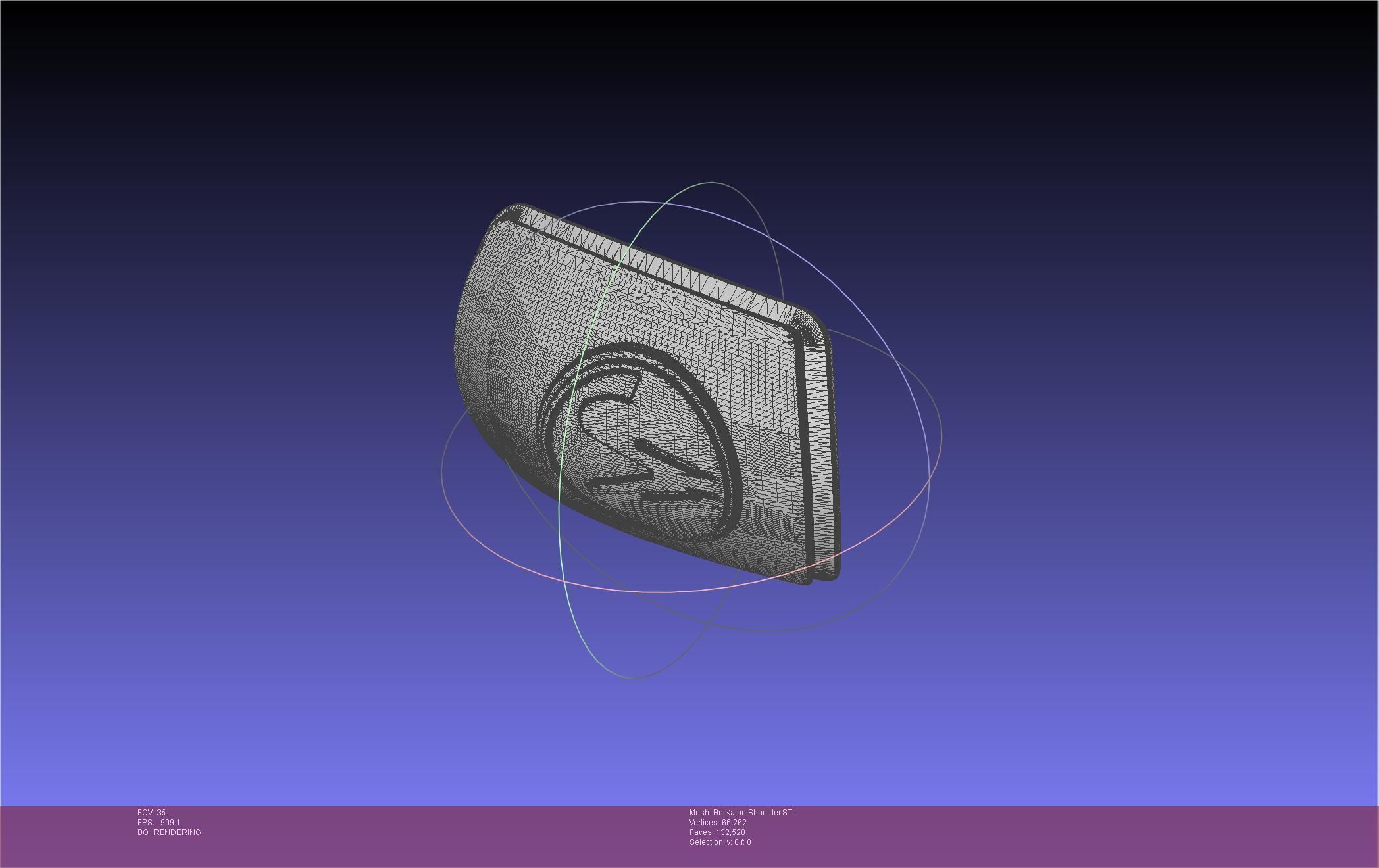 Star Wars The Mandalorian Bo-Katan Shoulder Piece 3D print model_75