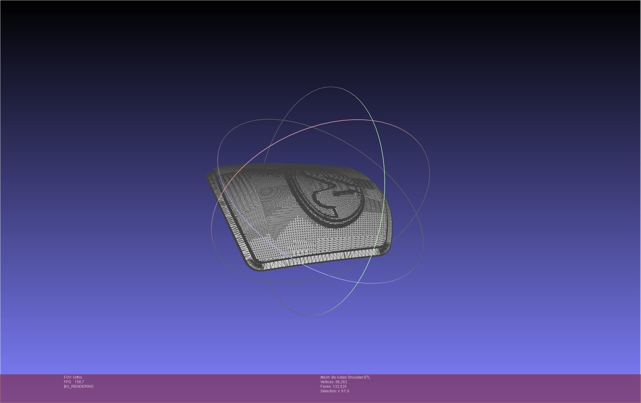 Star Wars The Mandalorian Bo-Katan Shoulder Piece 3D print model_64