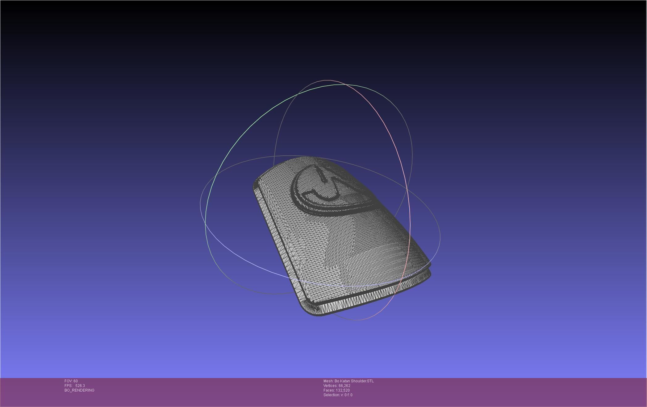 Star Wars The Mandalorian Bo-Katan Shoulder Piece 3D print model_55