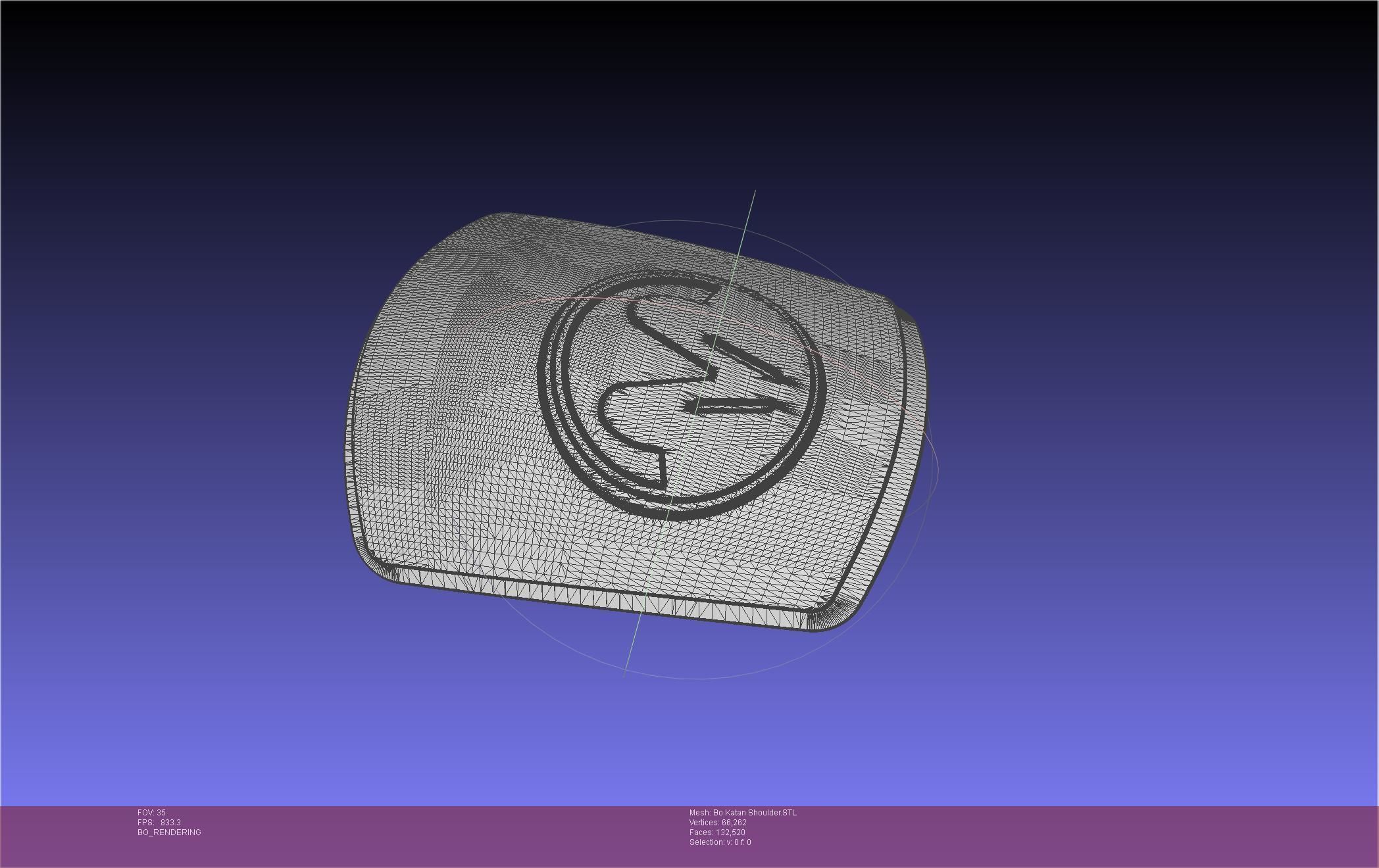 Star Wars The Mandalorian Bo-Katan Shoulder Piece 3D print model_69