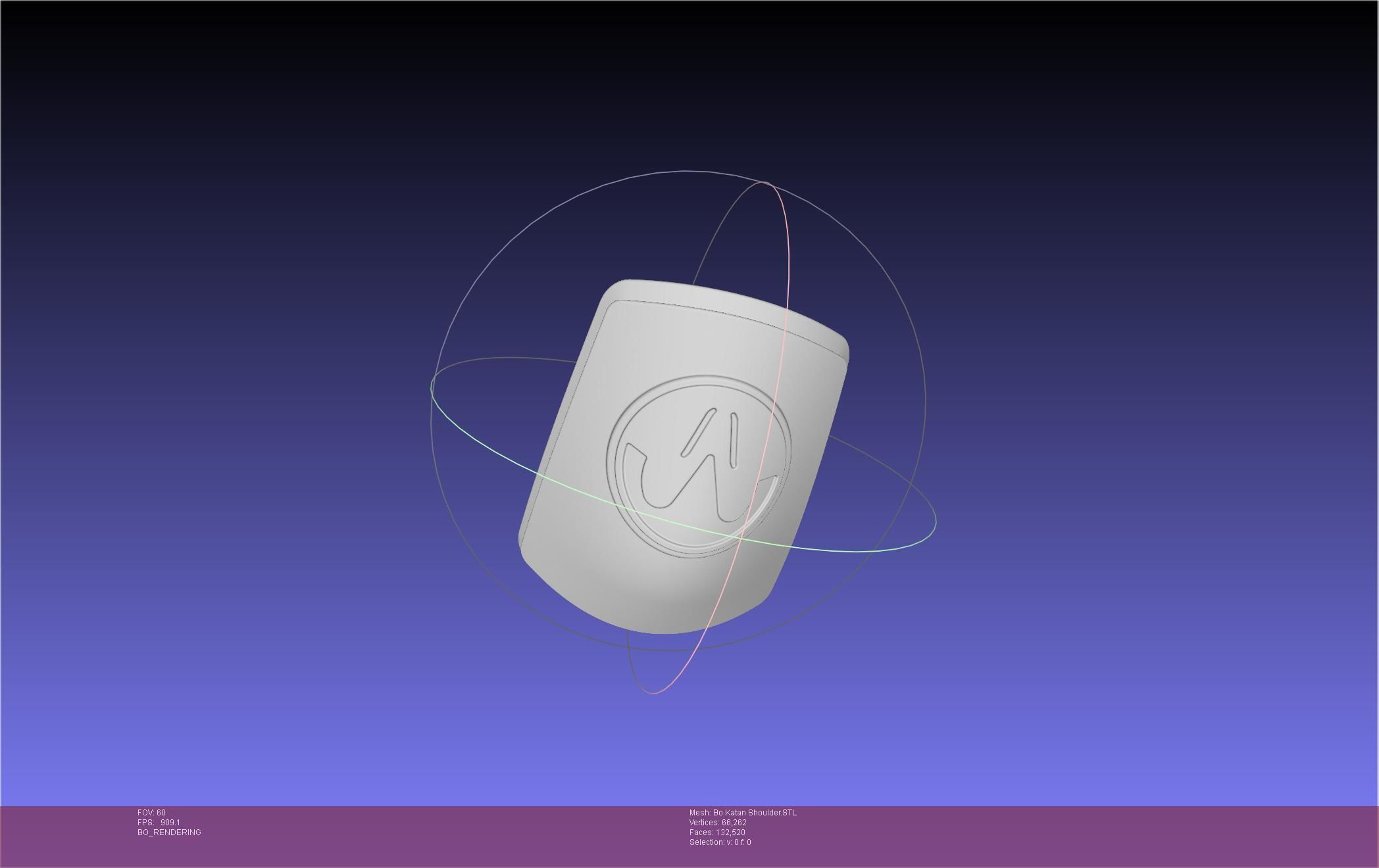 Star Wars The Mandalorian Bo-Katan Shoulder Piece 3D print model_27