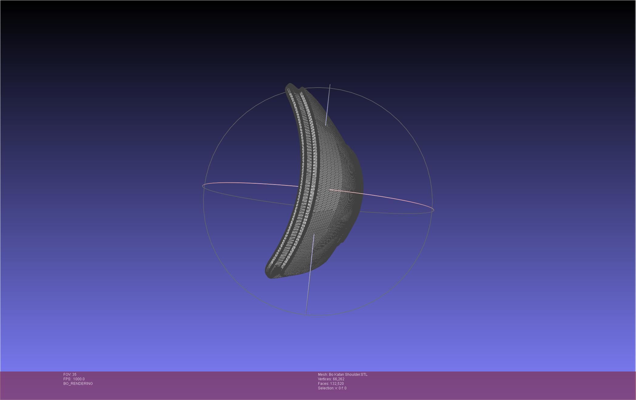 Star Wars The Mandalorian Bo-Katan Shoulder Piece 3D print model_72