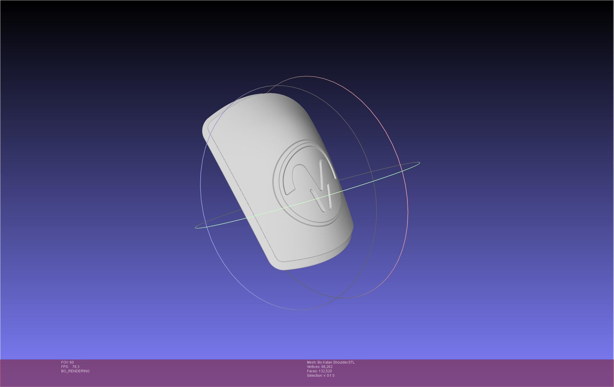 Star Wars The Mandalorian Bo-Katan Shoulder Piece 3D print model_4