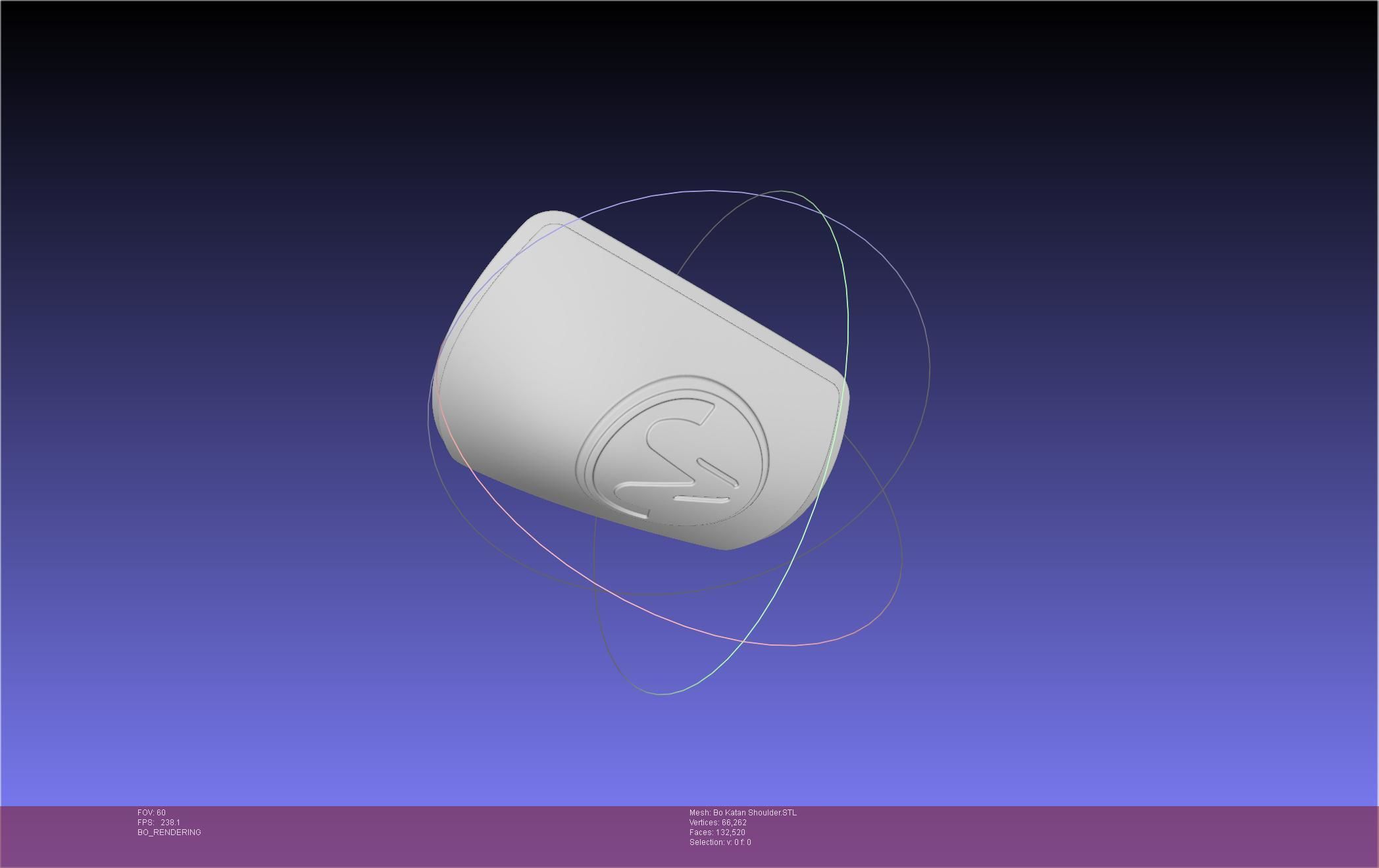 Star Wars The Mandalorian Bo-Katan Shoulder Piece 3D print model_18