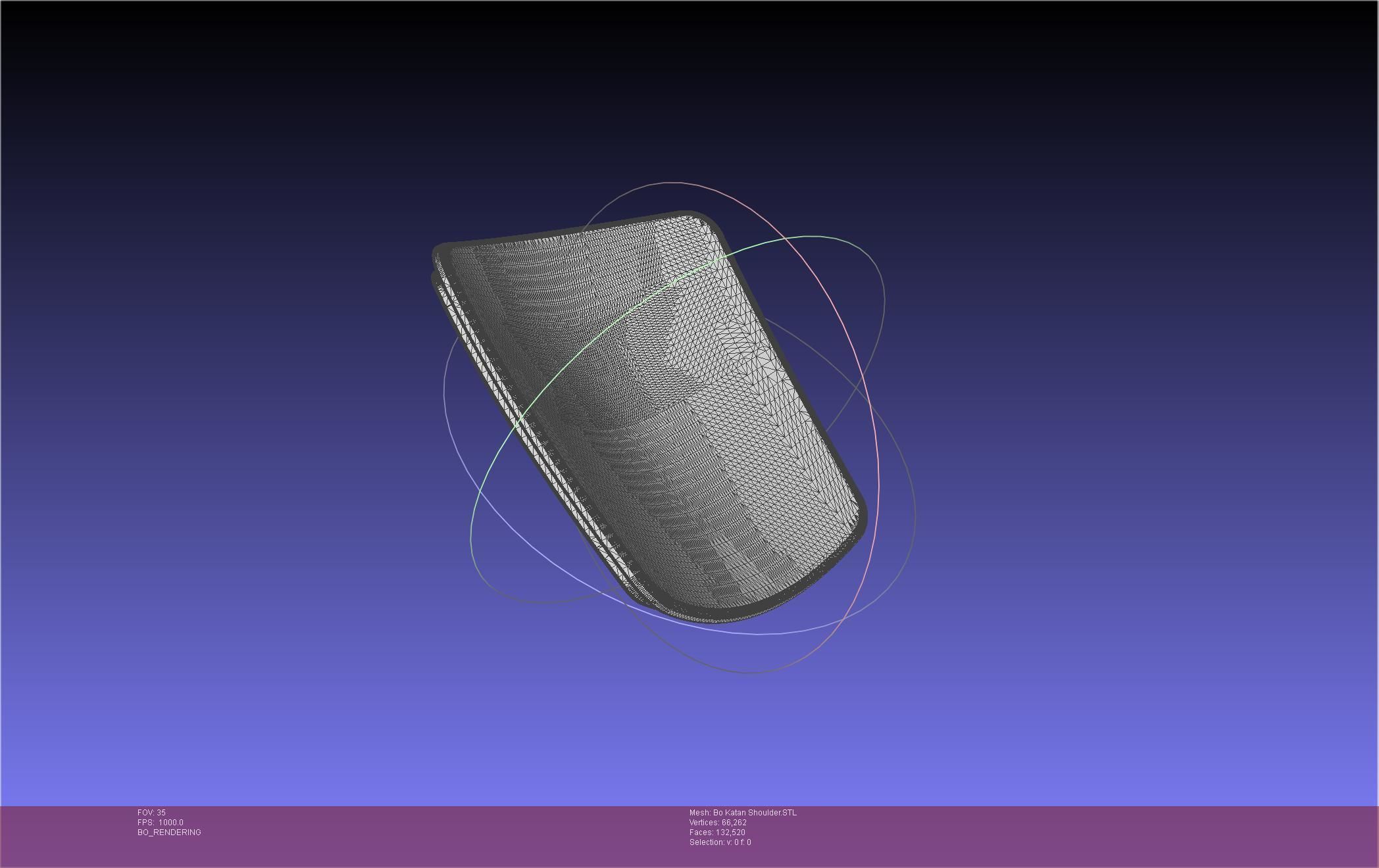 Star Wars The Mandalorian Bo-Katan Shoulder Piece 3D print model_74