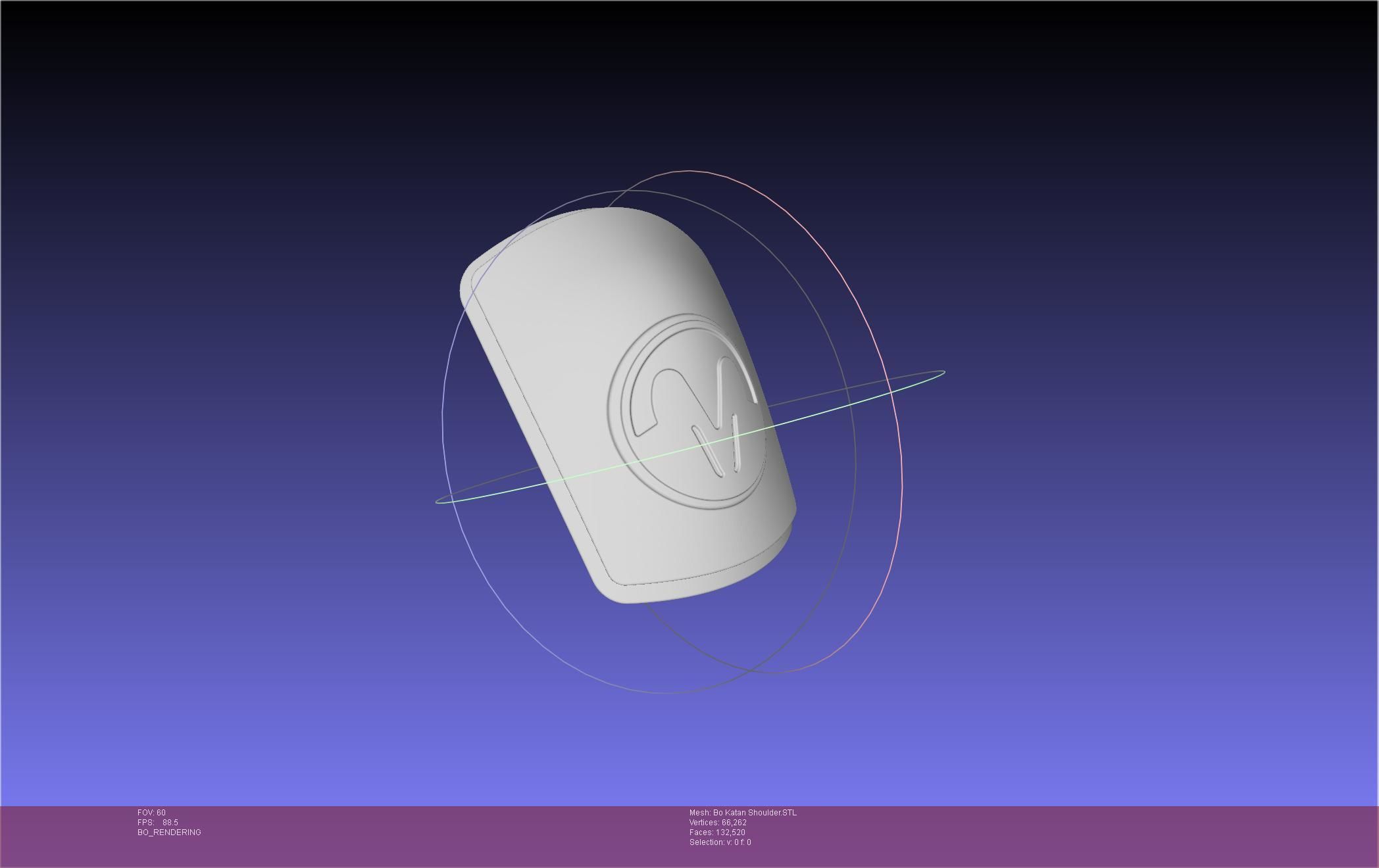 Star Wars The Mandalorian Bo-Katan Shoulder Piece 3D print model_6