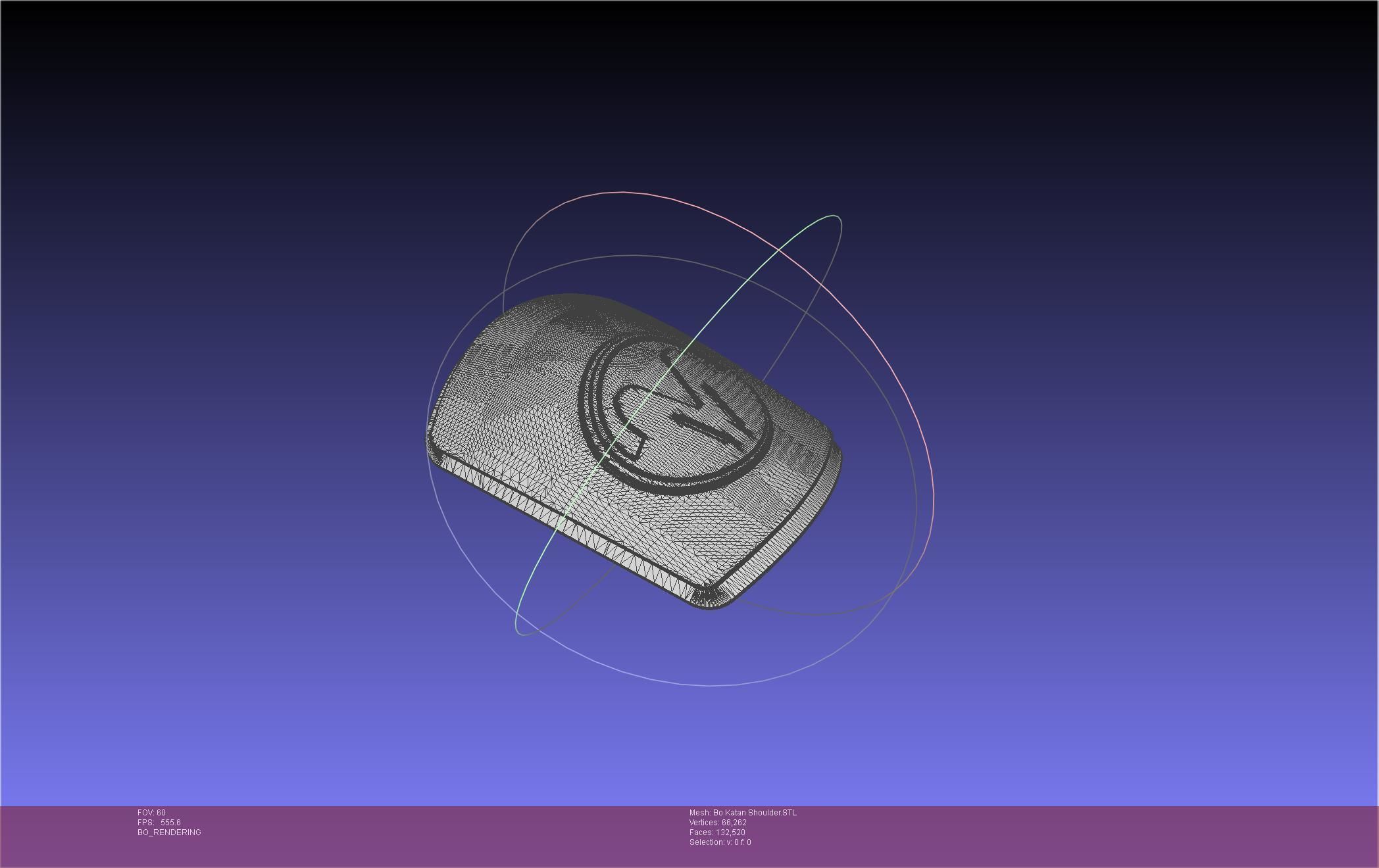 Star Wars The Mandalorian Bo-Katan Shoulder Piece 3D print model_58