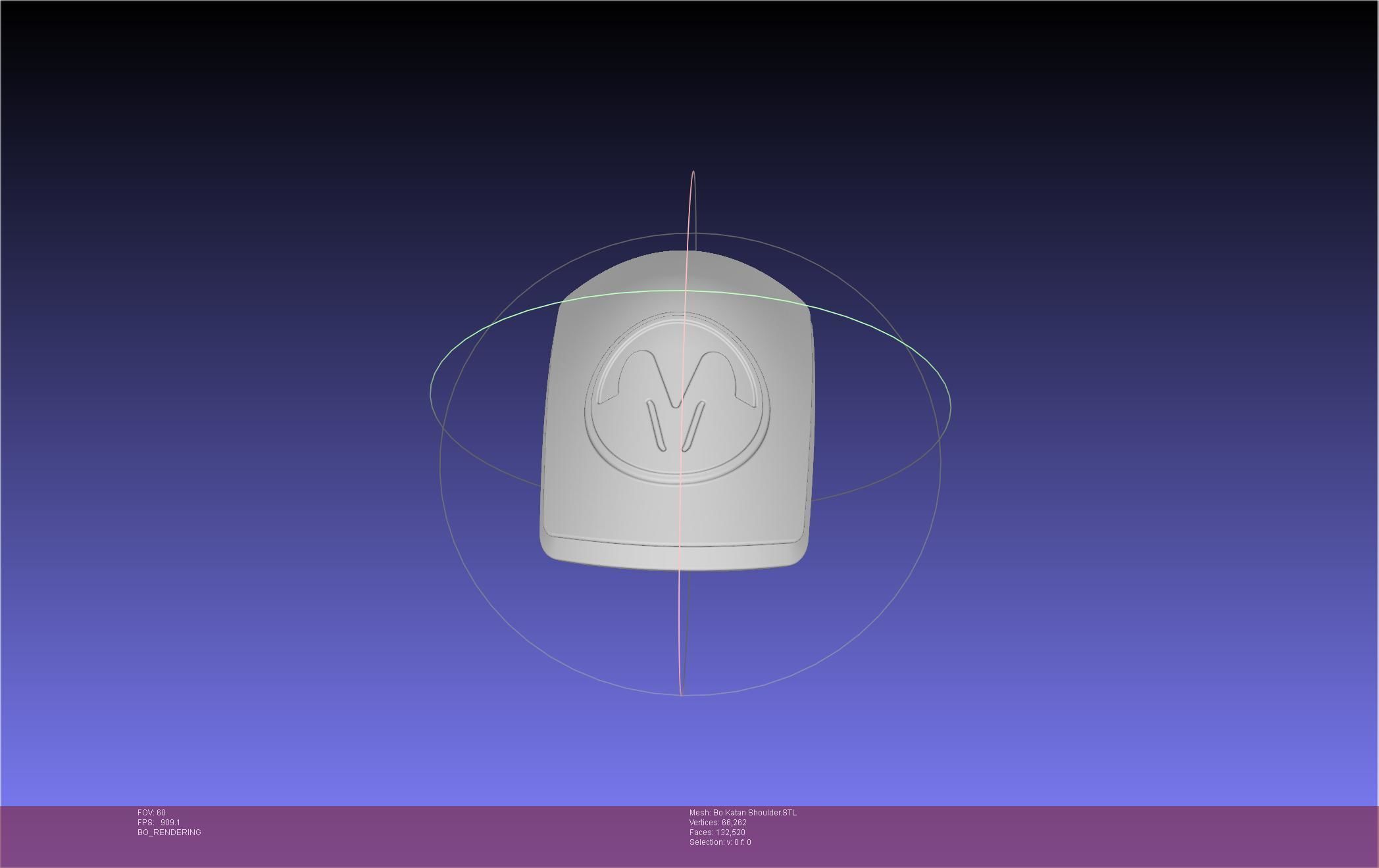 Star Wars The Mandalorian Bo-Katan Shoulder Piece 3D print model_23