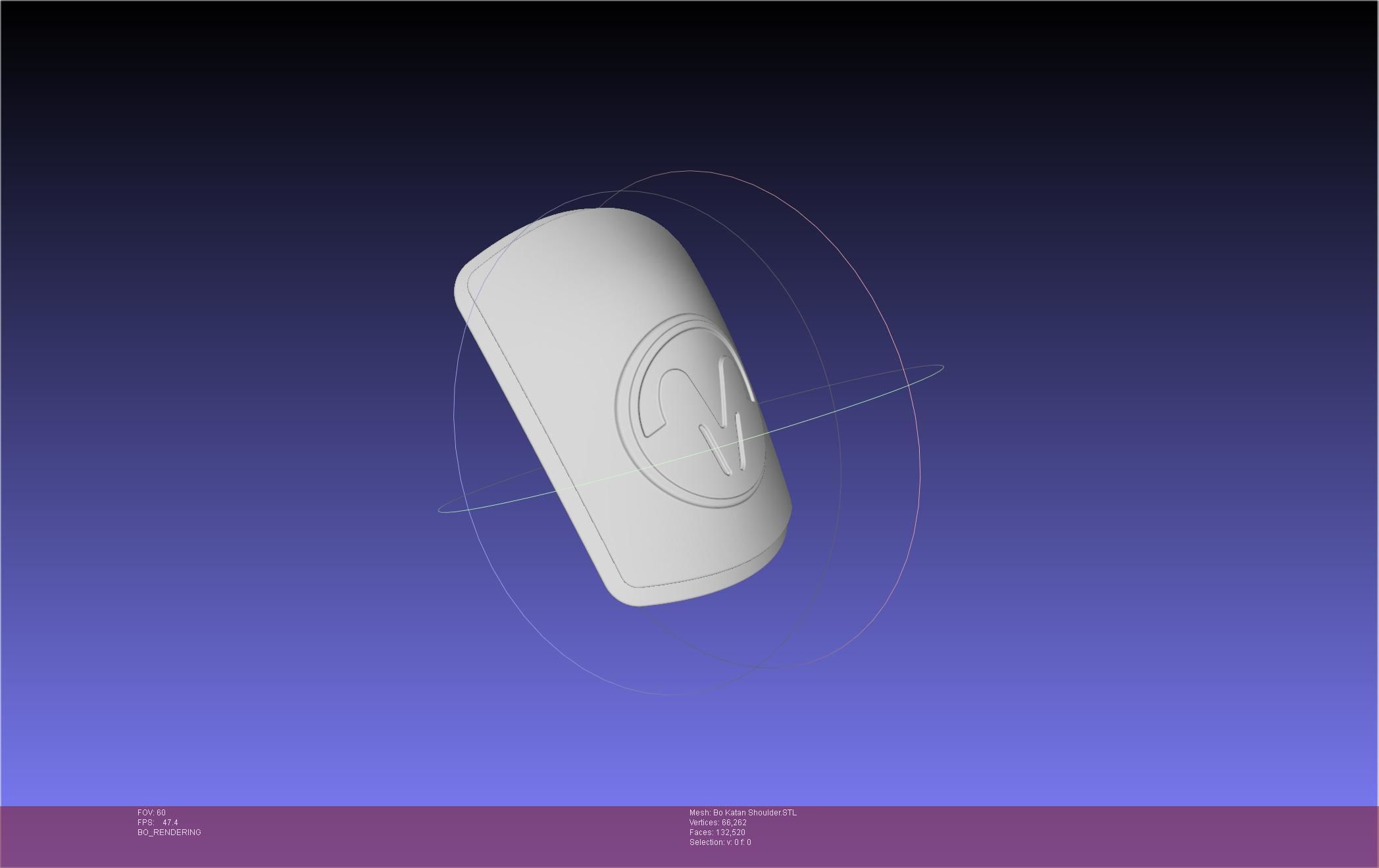 Star Wars The Mandalorian Bo-Katan Shoulder Piece 3D print model_5