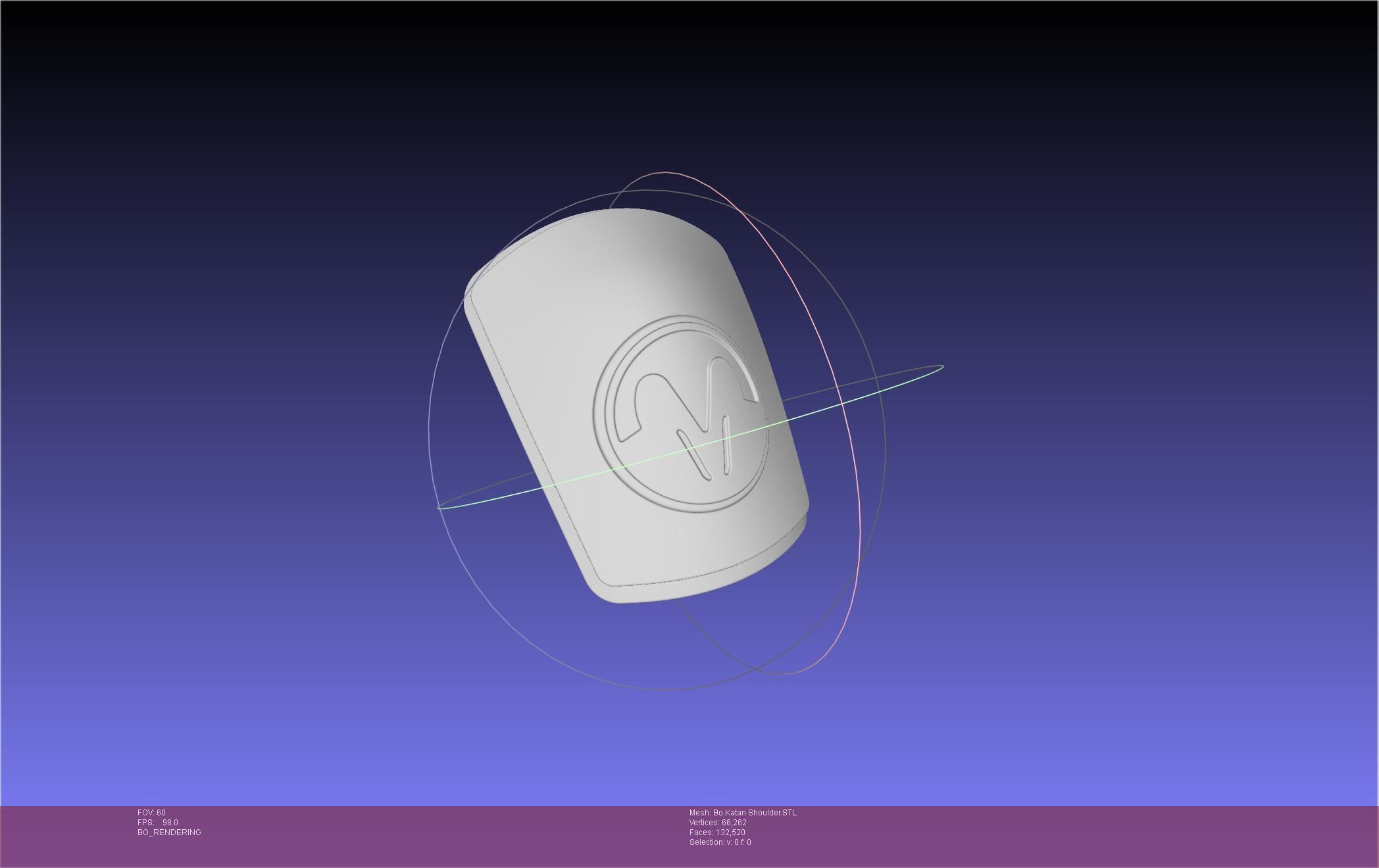 Star Wars The Mandalorian Bo-Katan Shoulder Piece 3D print model_7