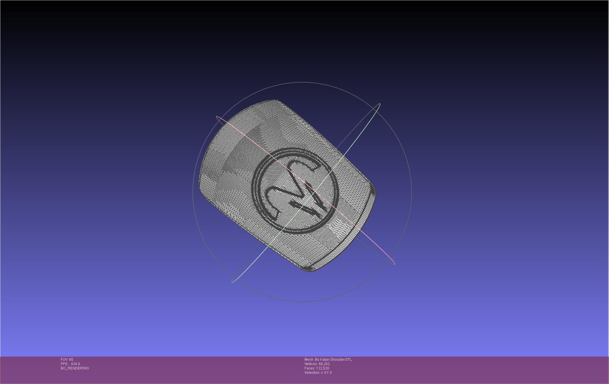 Star Wars The Mandalorian Bo-Katan Shoulder Piece 3D print model_42