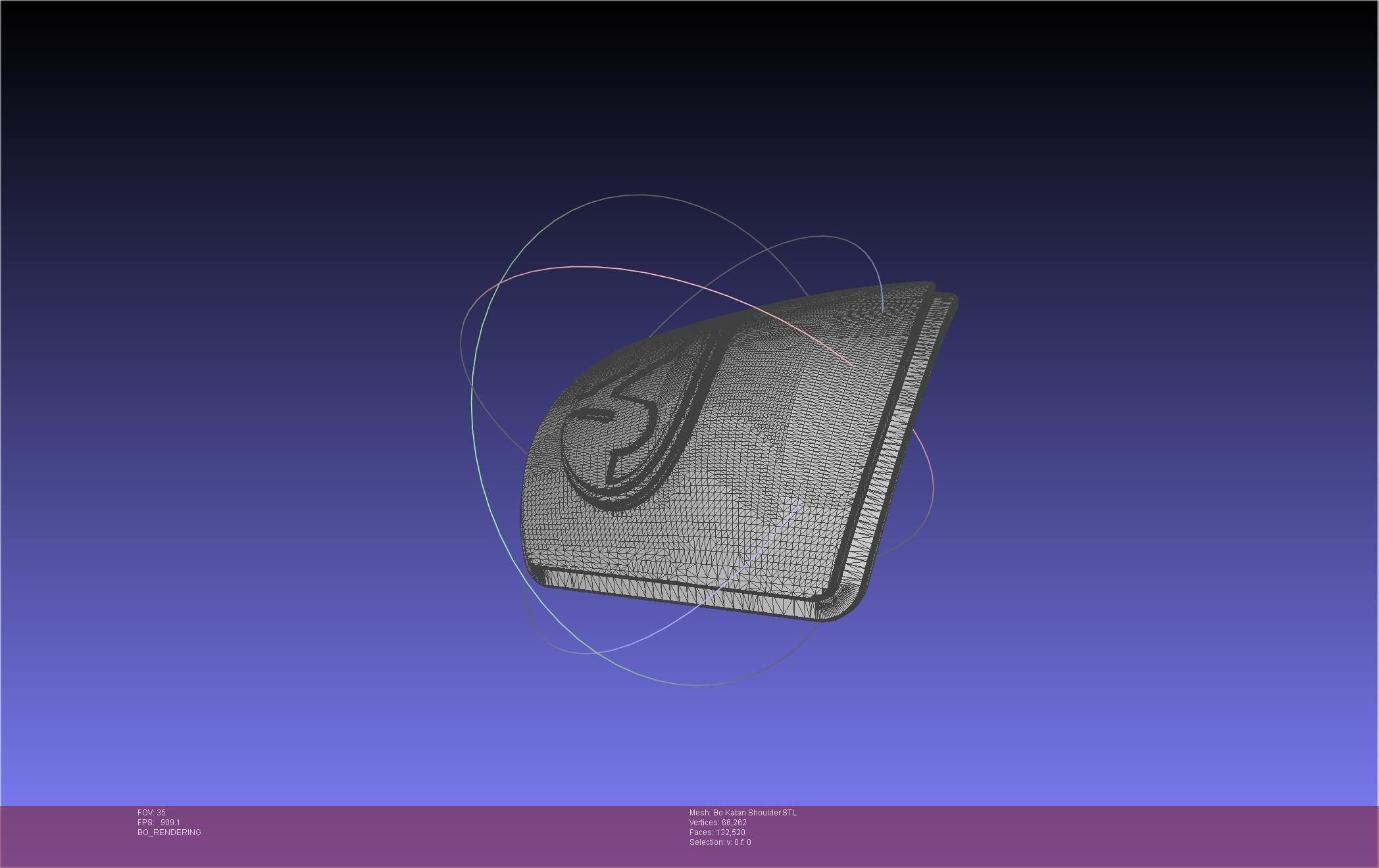 Star Wars The Mandalorian Bo-Katan Shoulder Piece 3D print model_78