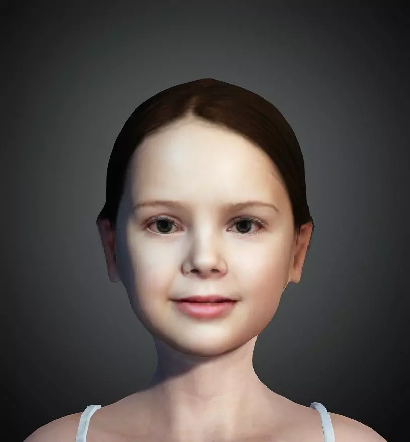 Unity Digital Human HS001 Free 3D model_0