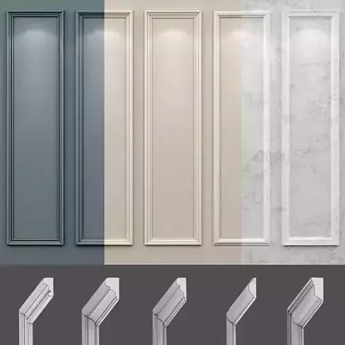 Wall molding 18 Boiserie classic panels