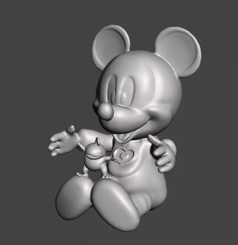 Baby Mickey Mouse 3D print model
